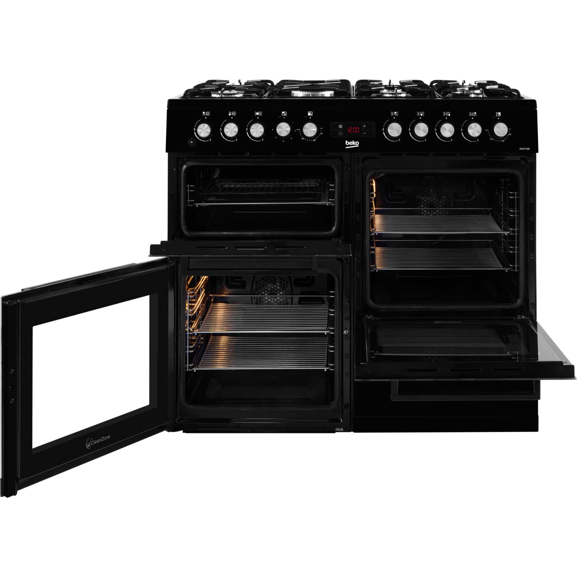 100cm Dual Fuel Range Cooker - KDVF100K