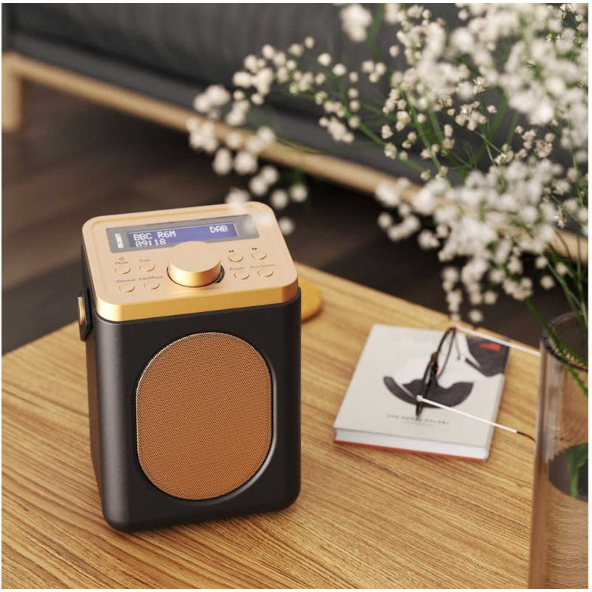 Little Shelford Dab Radio Portable Analog & Digital - Black