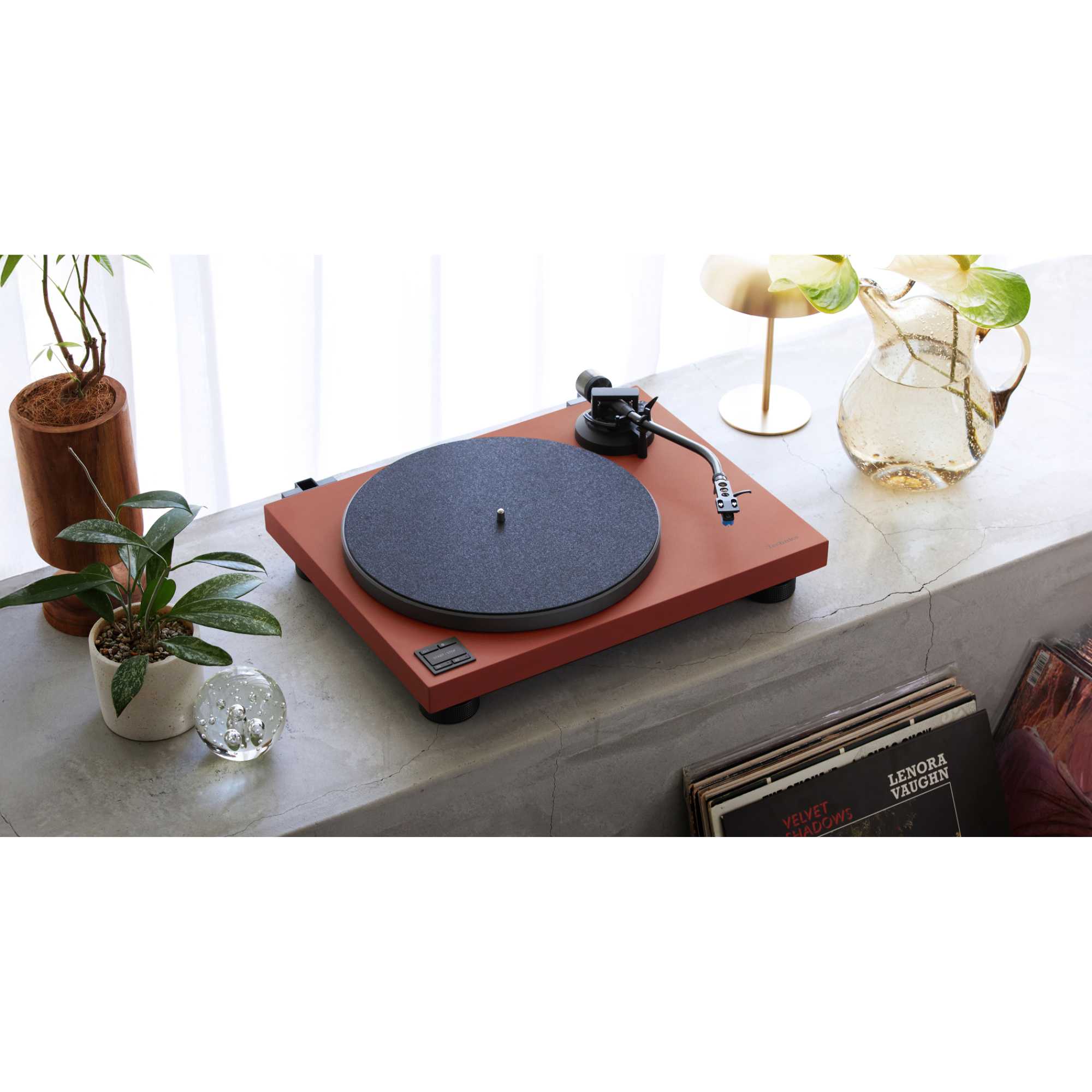 SL-40CBTBT Direct Drive Turntable System with Bluetooth - Terracotta