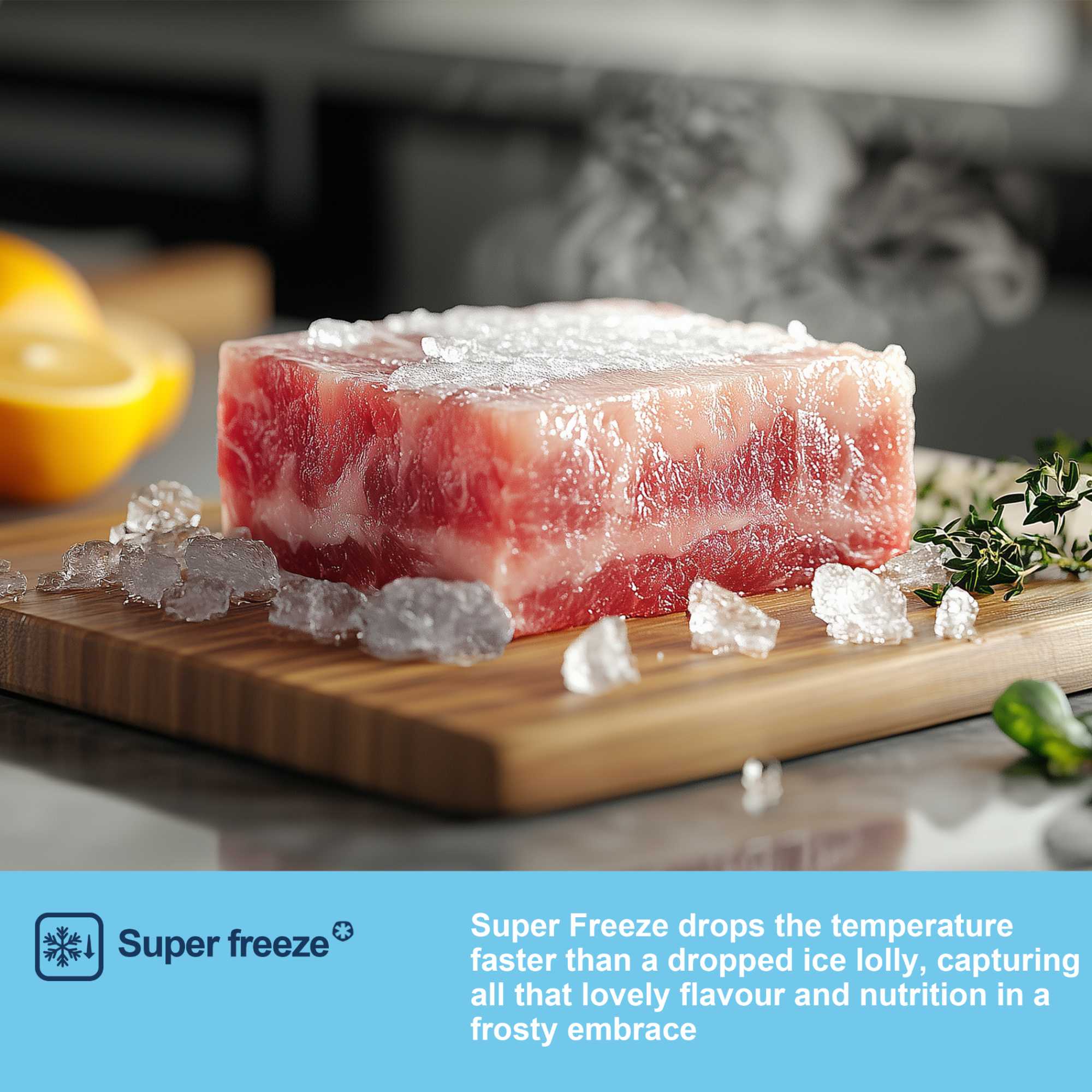 MQ79394EB 427l Total No Frost Multi Door American Style Fridge Freezer - Black