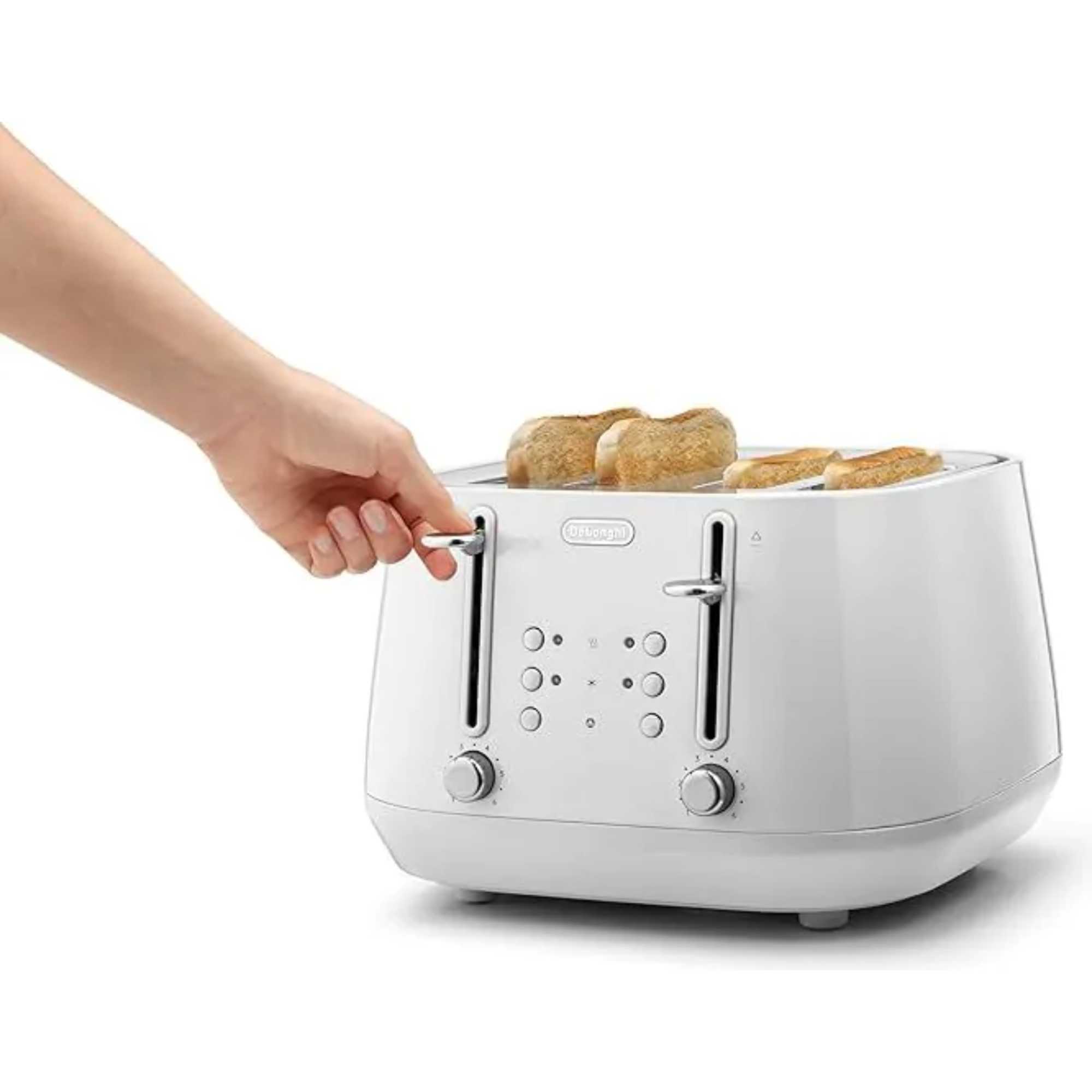 Eclettica 4 Slot Toaster - Whimsical White