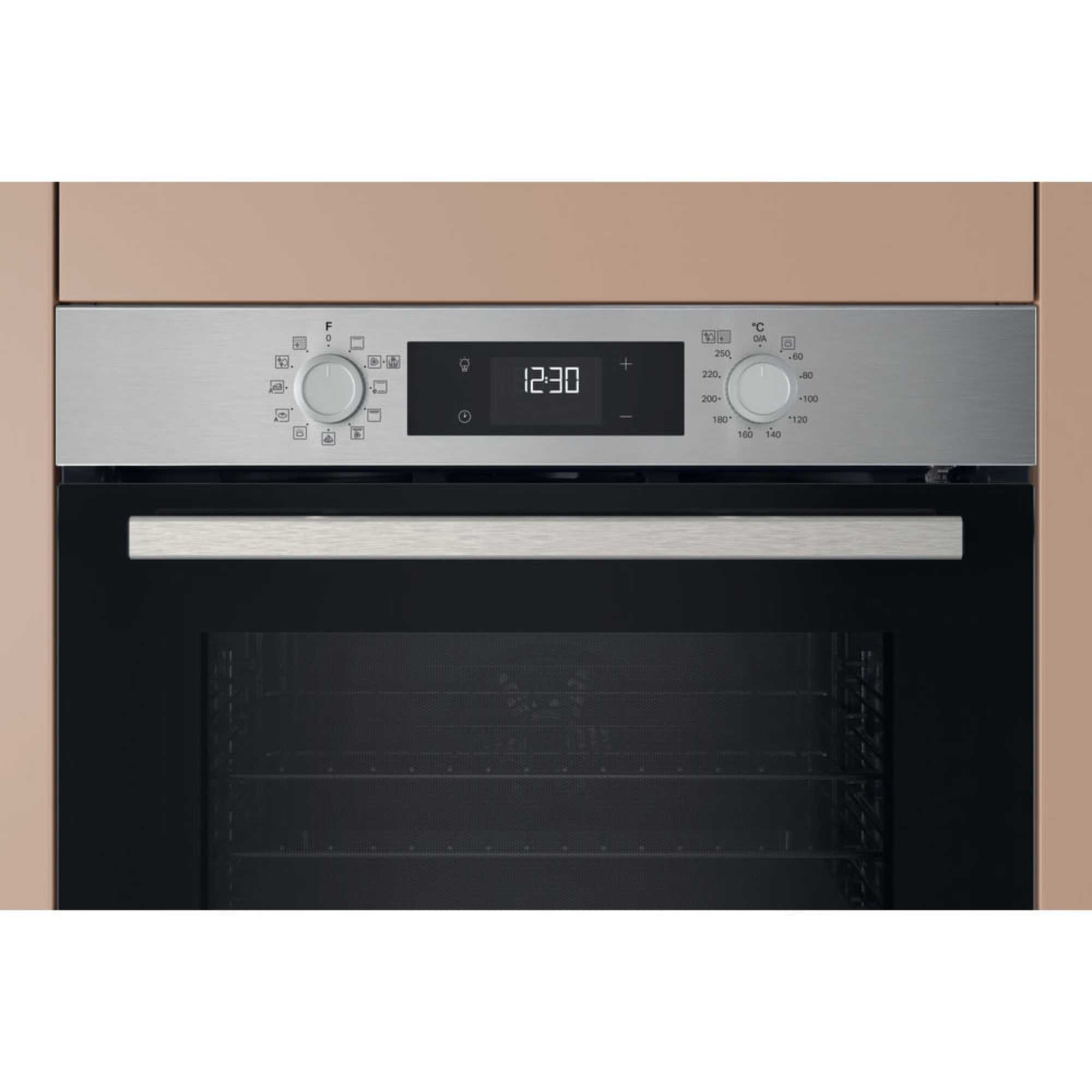 HO 278P X UK Class 2 60cm Built-In Single Multifunction Pyrolytic Oven - Stainless Steel