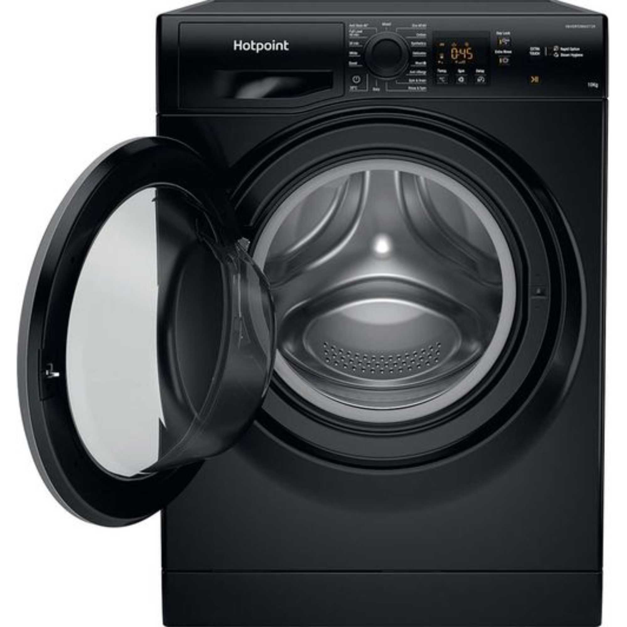H101B ANTI STAIN UK 10kg Washing Machine 1400rpm - Black