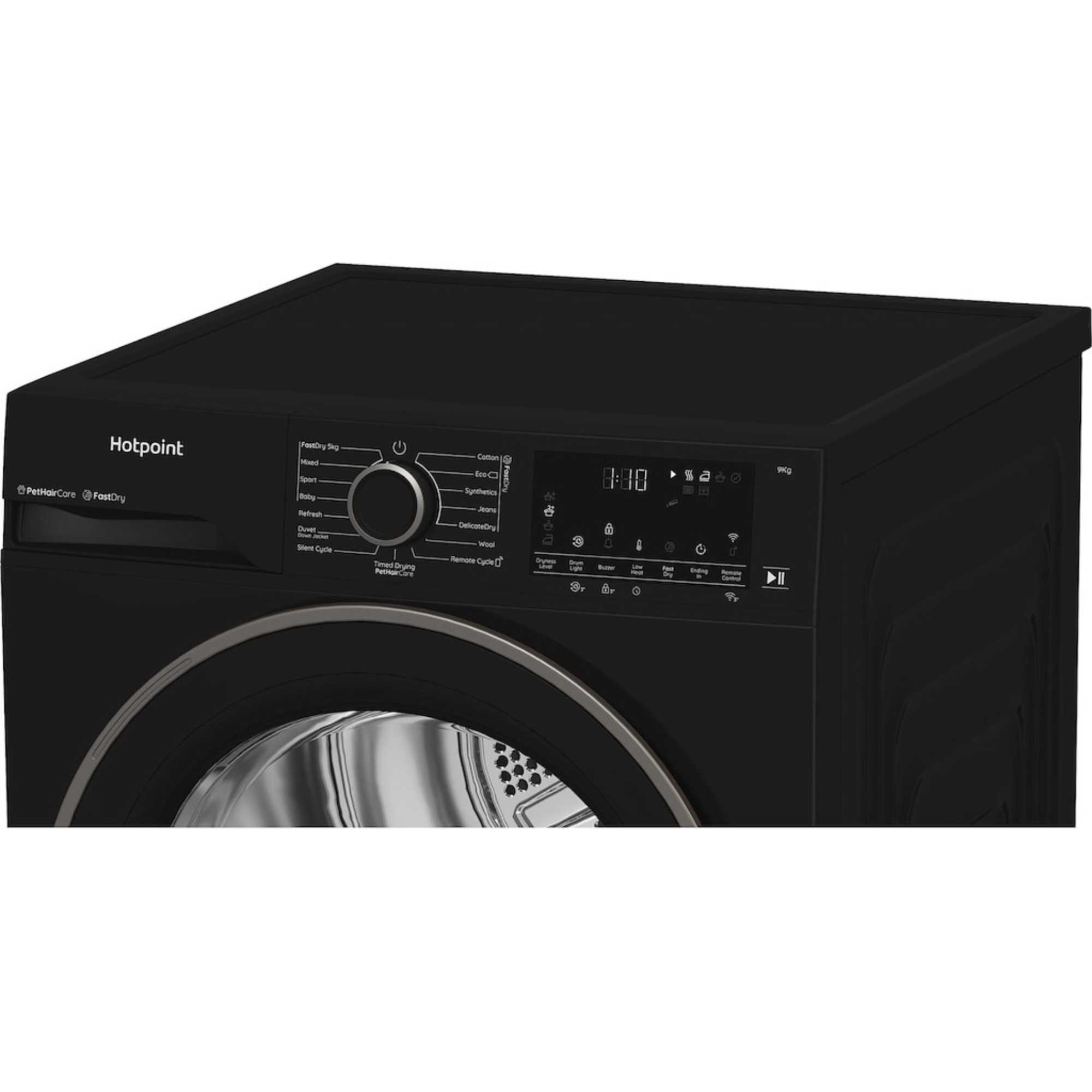 C HD 94M BBS UK 9kg Heat Pump Tumble Dryer - Black