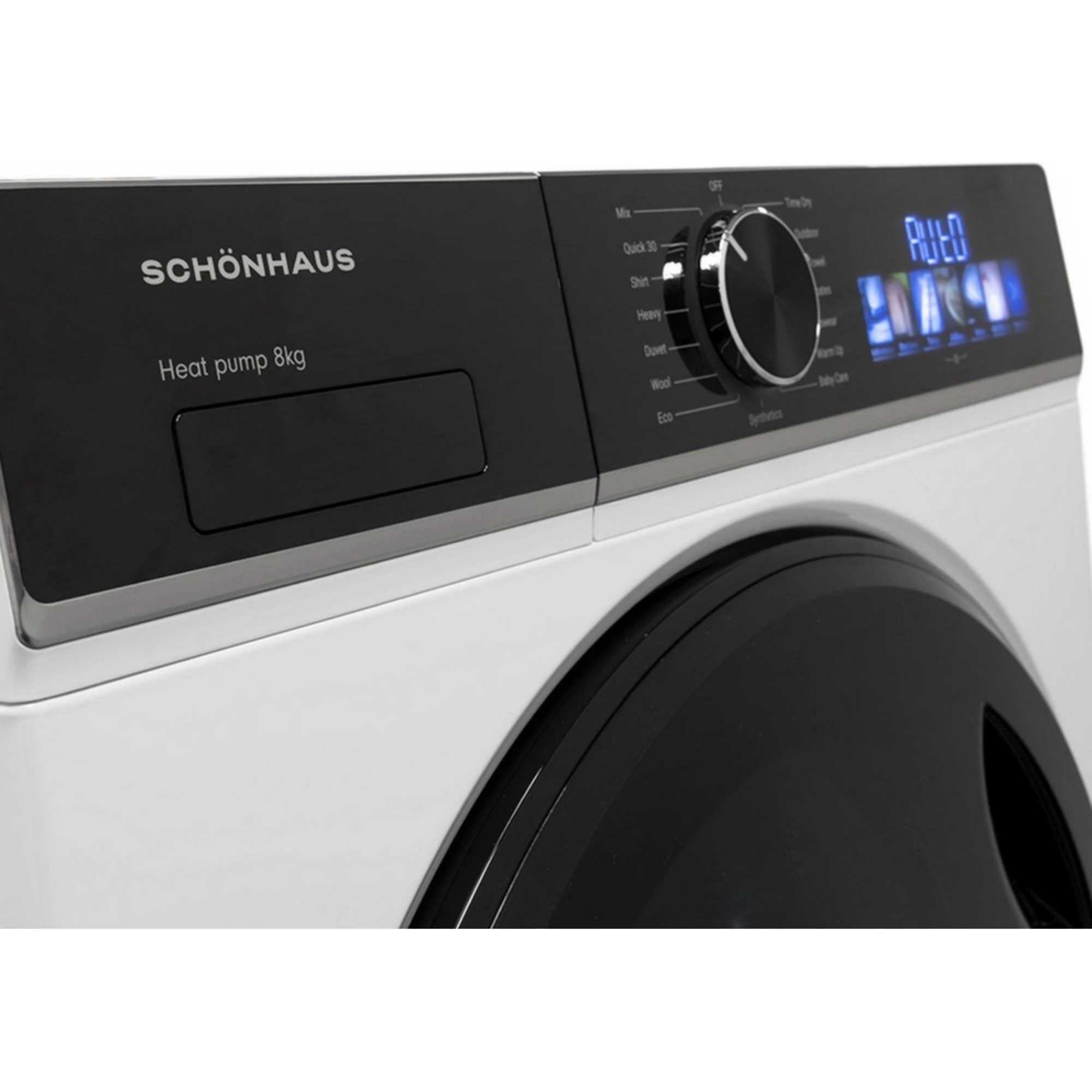 8kg Heat Pump Tumble Dryer - TDSHF018A3W