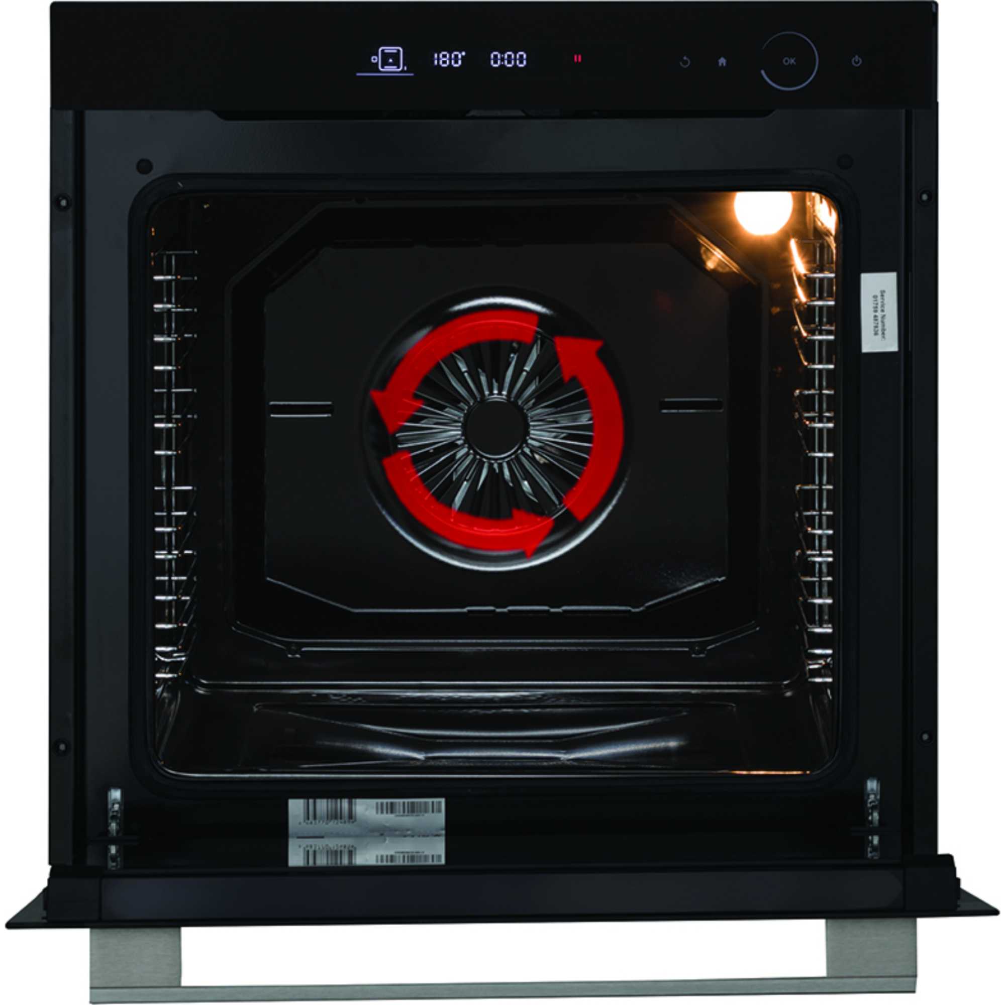 C80BISMFTCBL 80L Built-in Black Oven