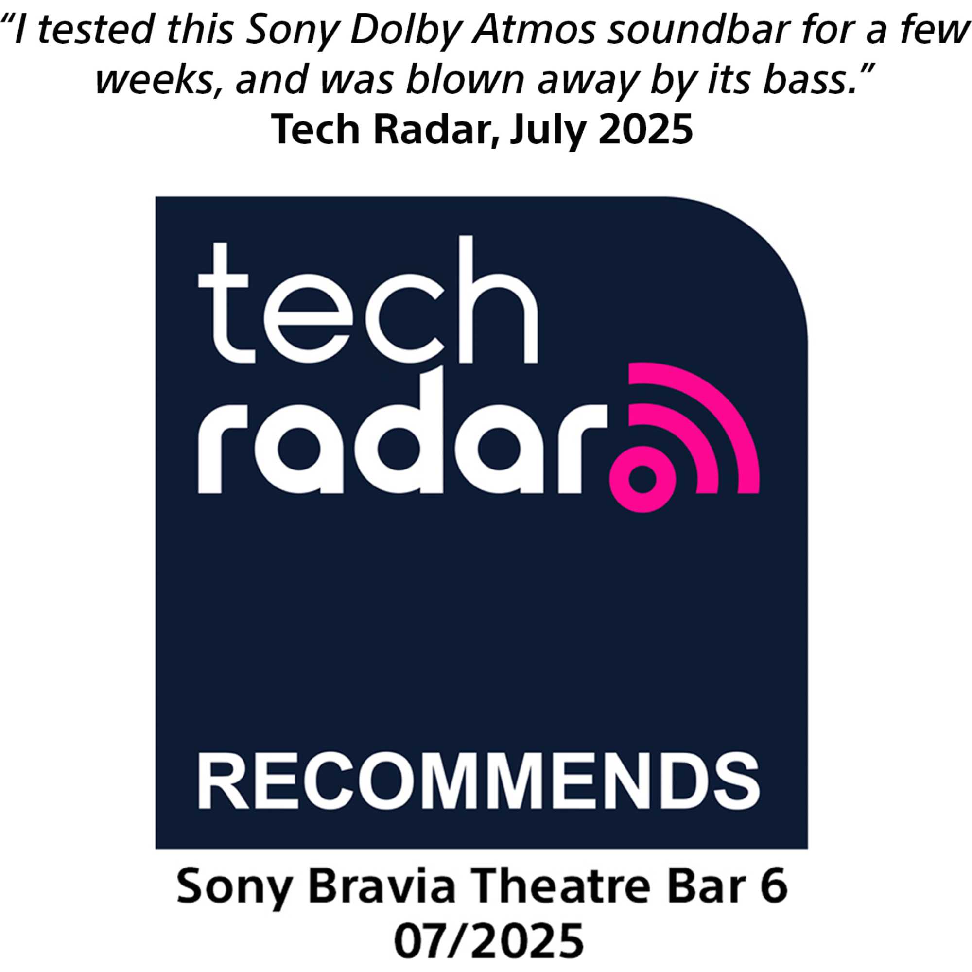 HTB600 BRAVIA Theatre Bar 6 3.1.2ch Soundbar with Wireless Subwoofer