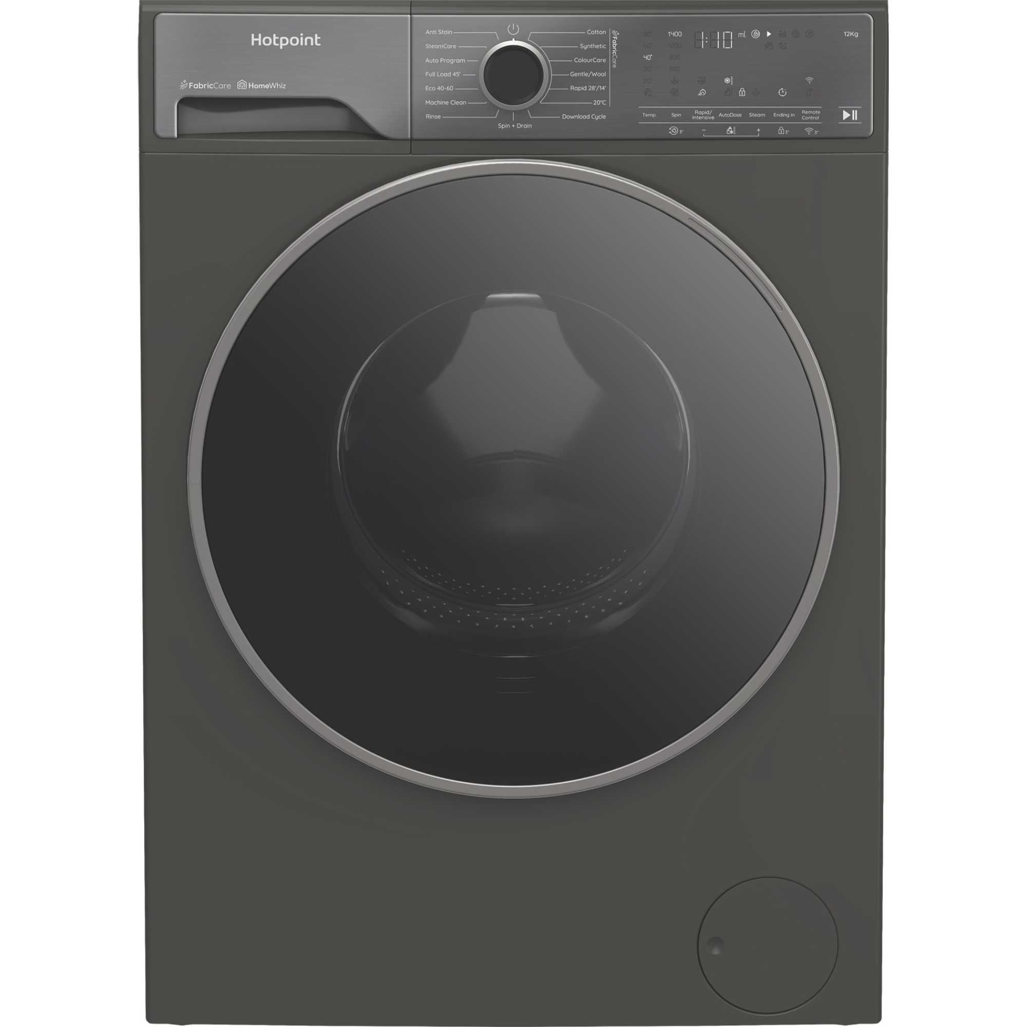12kg 1400rpm Washing Machine - HP 124GA CARE UK
