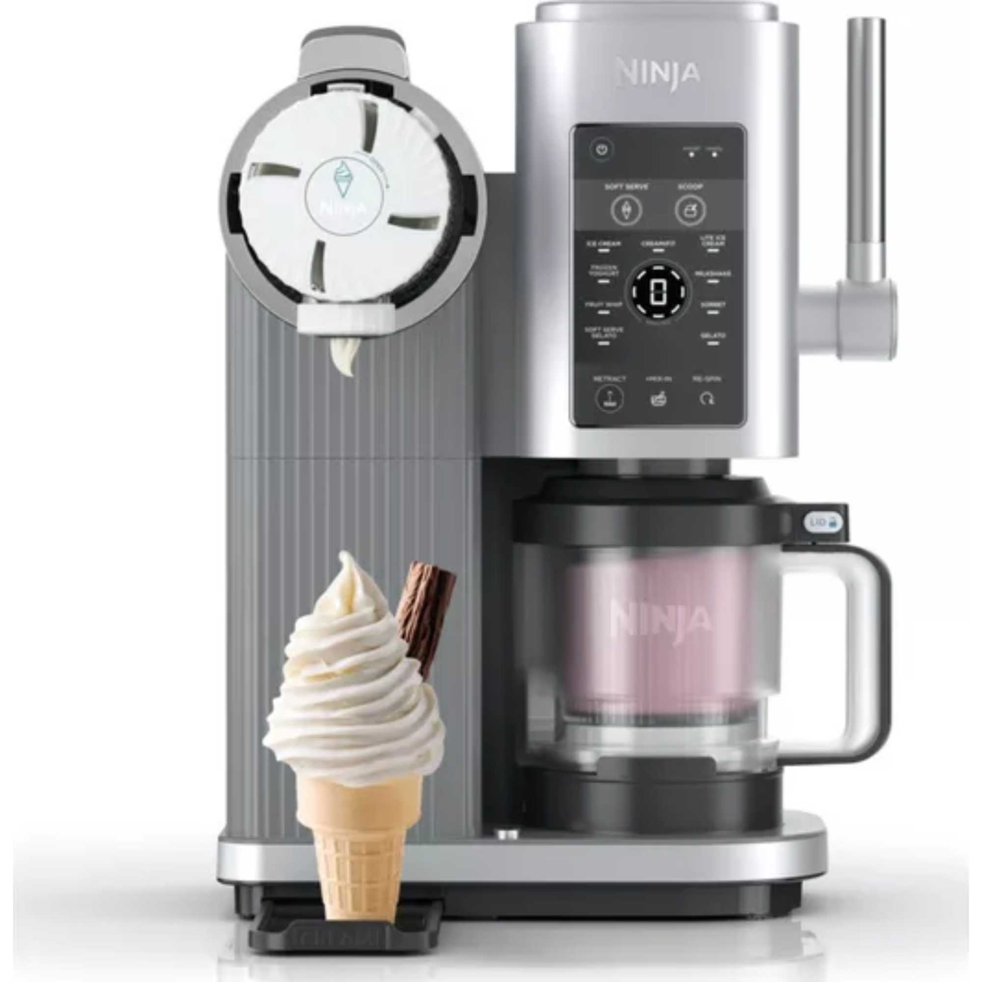 CREAMi Scoop & Swirl 13-in-1 Soft Serve & Ice Cream Maker - NC701UK