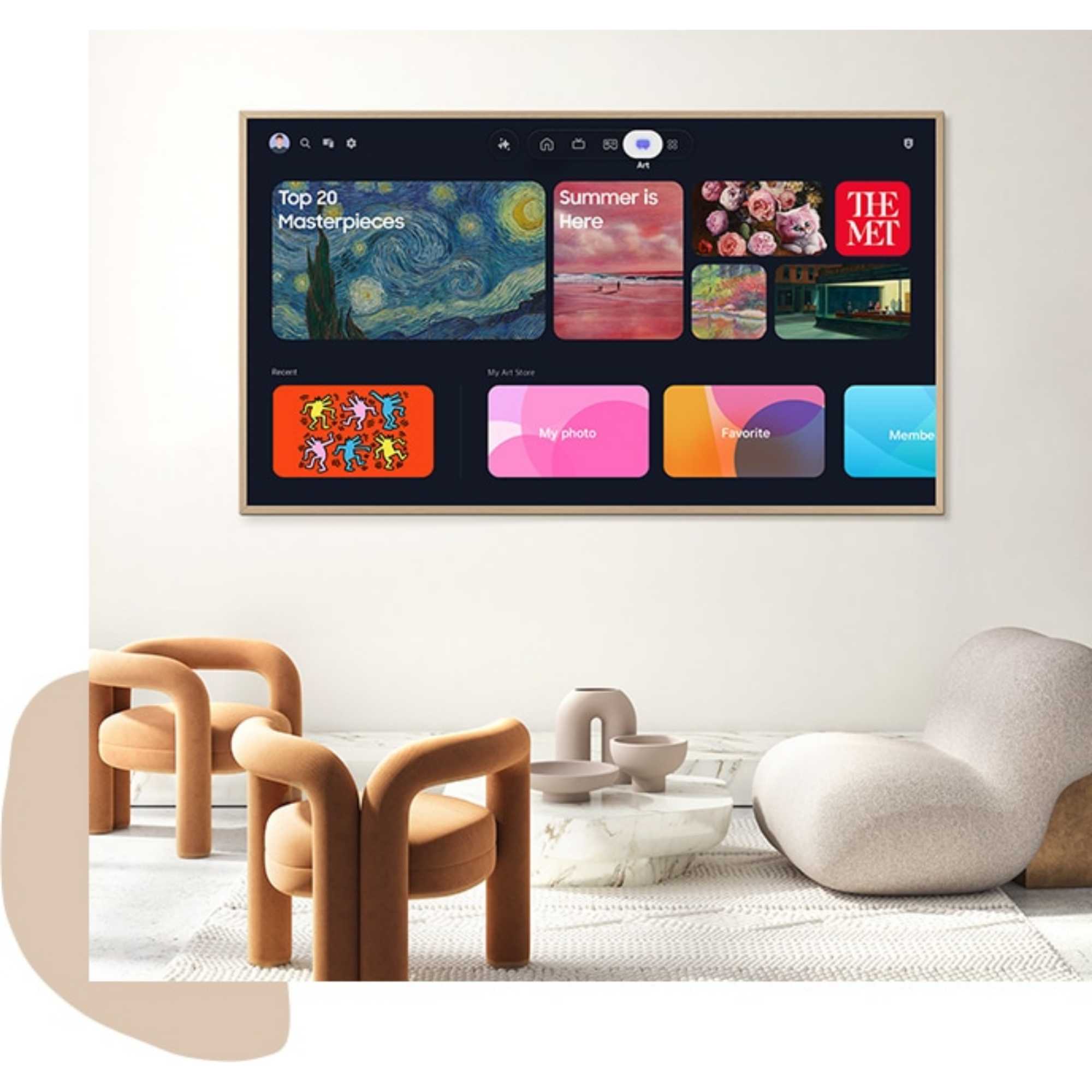 The Frame 43" LS03HE 4k Ultra HD Vision AI Smart TV - QE43LS03HE