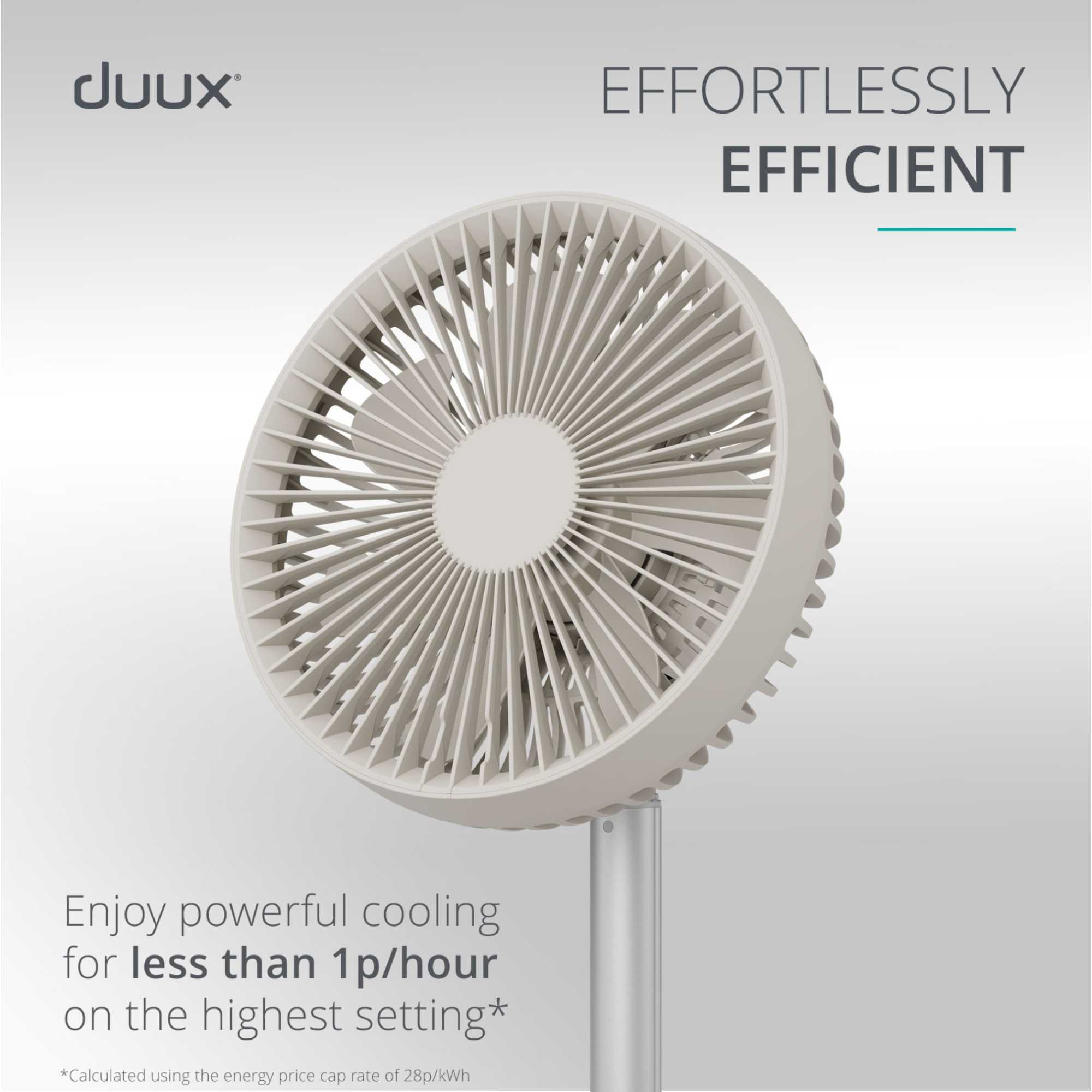 DXCF92UK Rize Cordless Fan - Stone