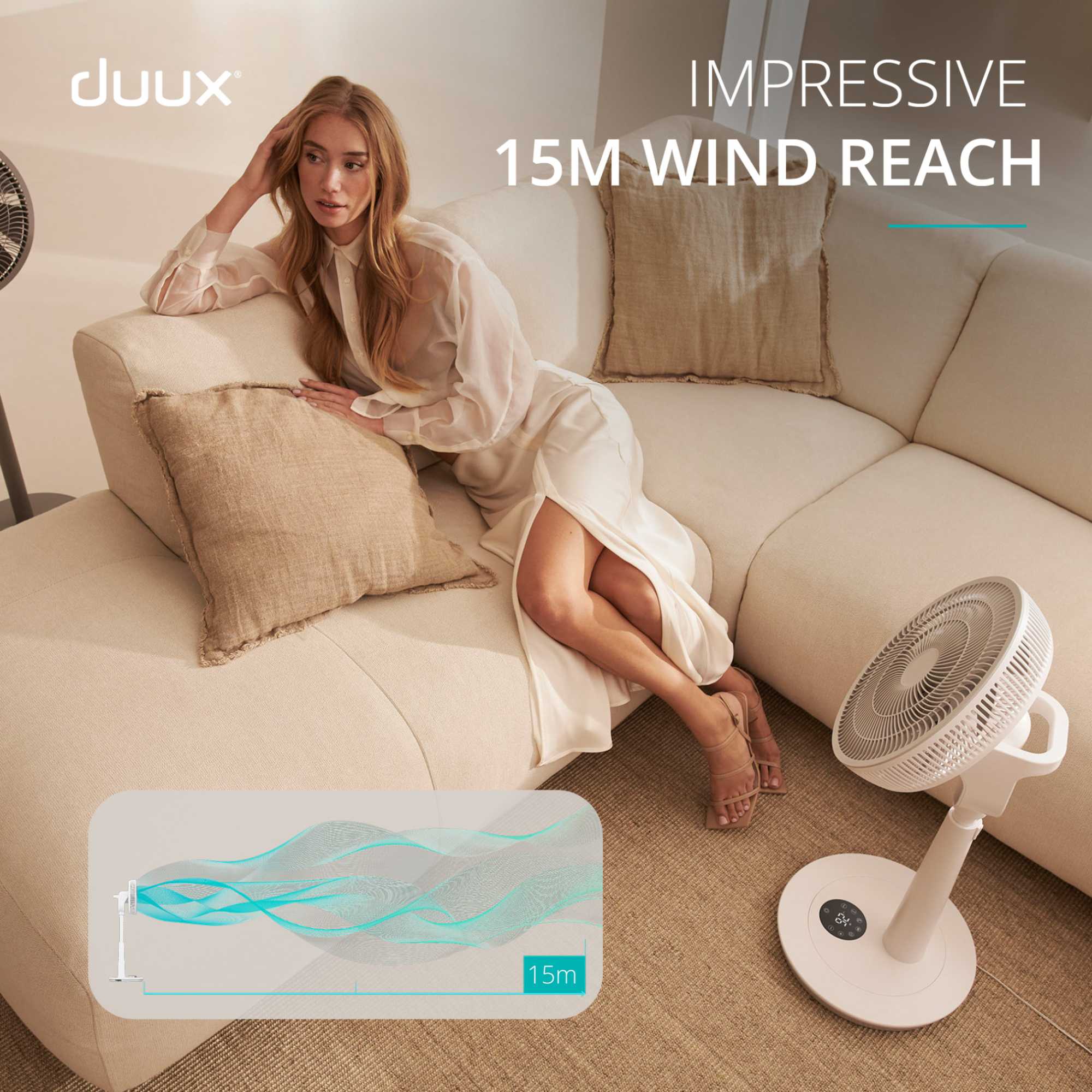 DXCF221UK Whisper Fan 3 - White