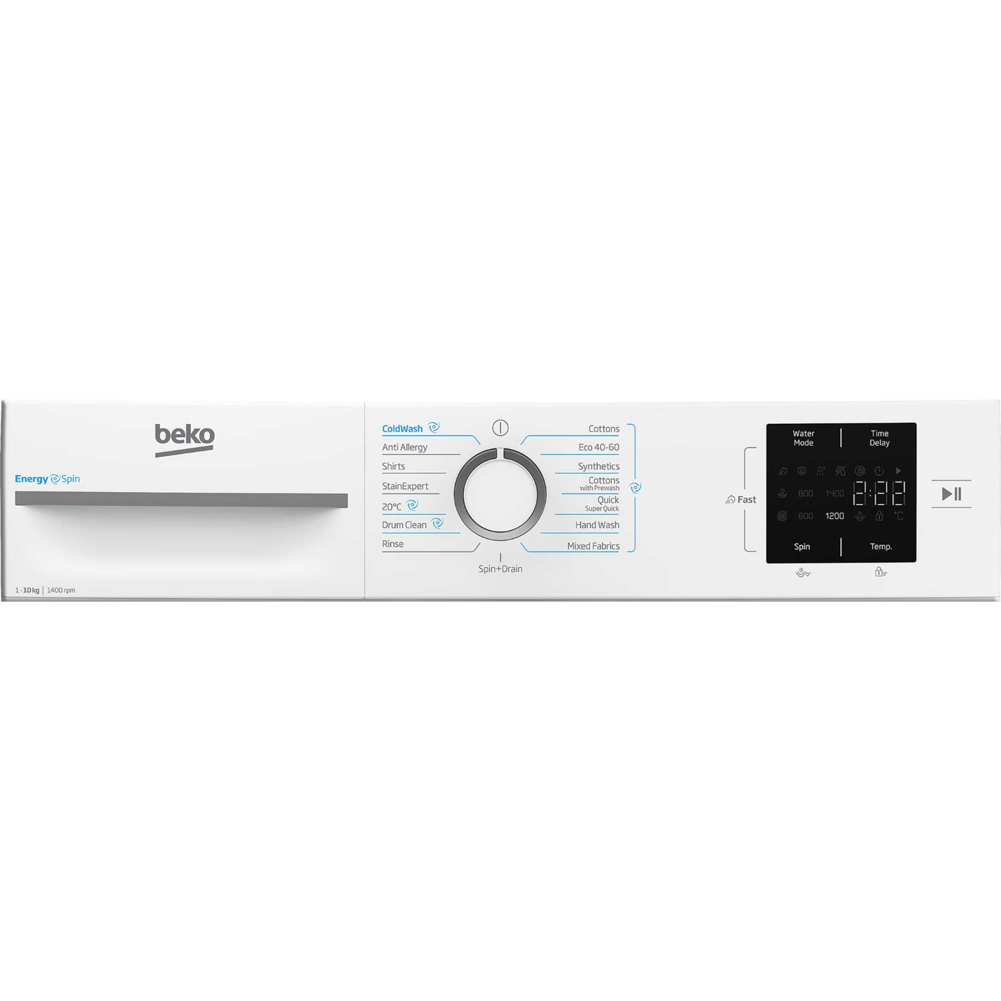 10kg 1400rpm Washing Machine - B3W31041W