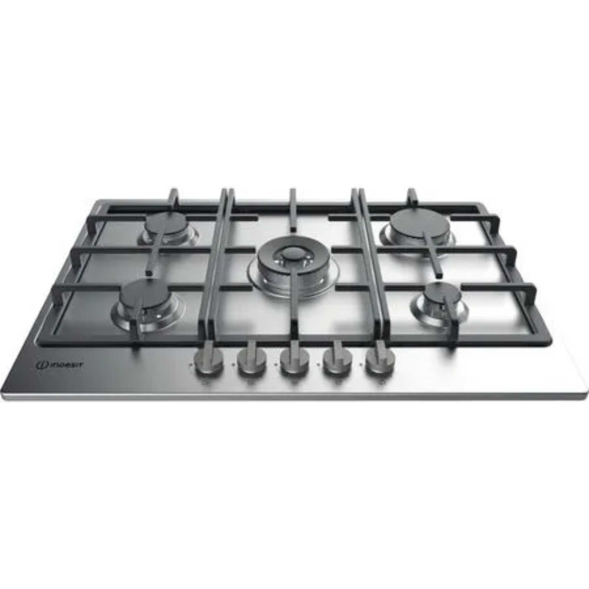 THP 751 W/IX/I 1 75cm Built-In 5 Burner Gas Hob - Stainless Steel