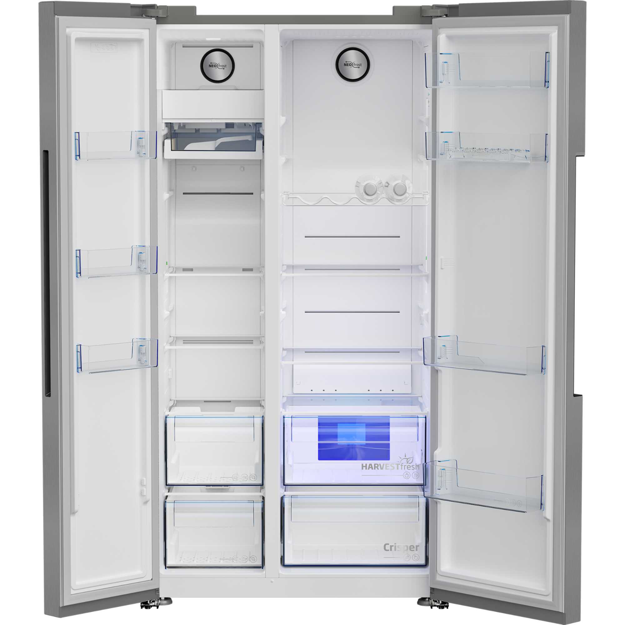 ASP342NDVPX 571L American Style Fridge Freezer - Stainless Steel