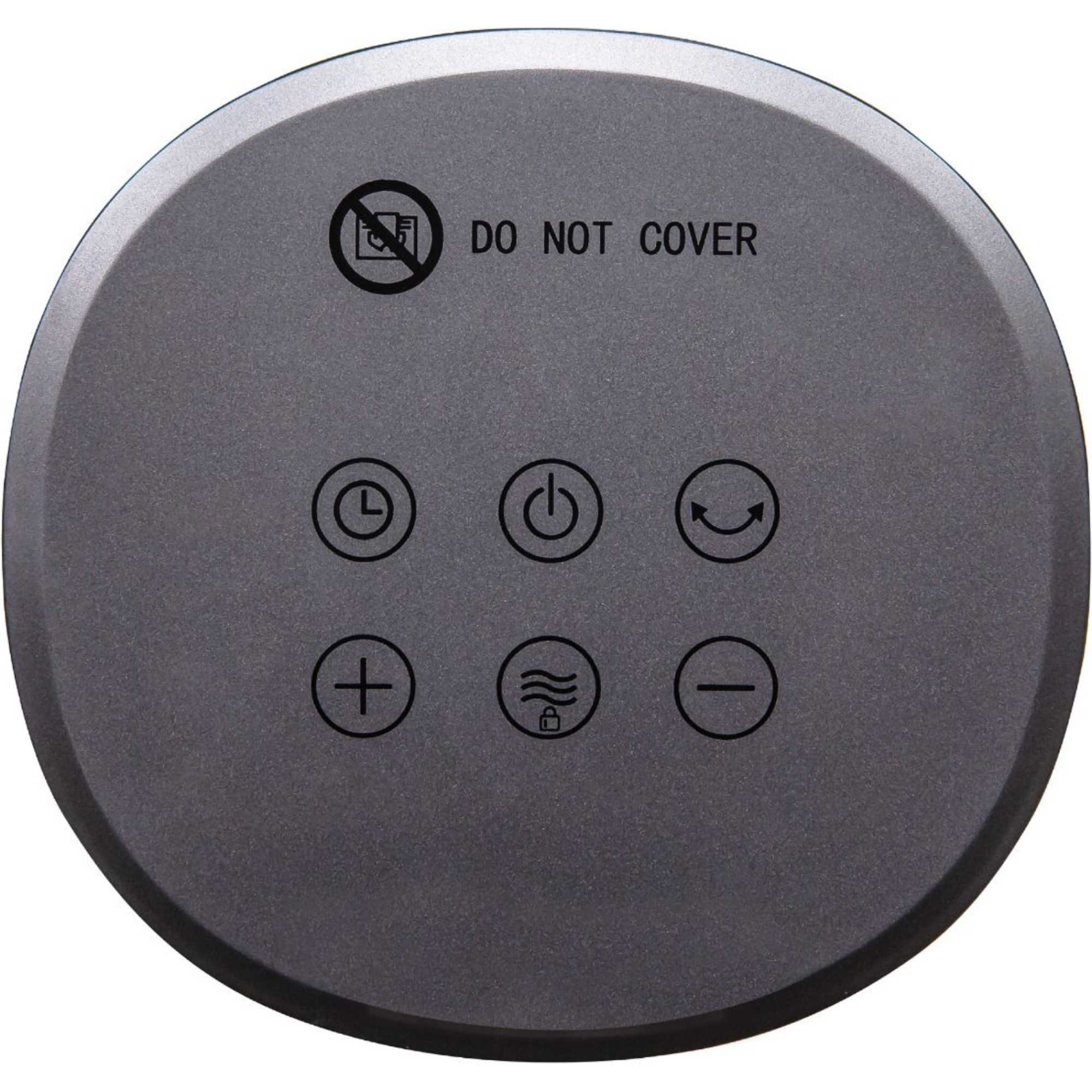 RHCTH2001S Portable Ceramic Fan Heater Black & Silver