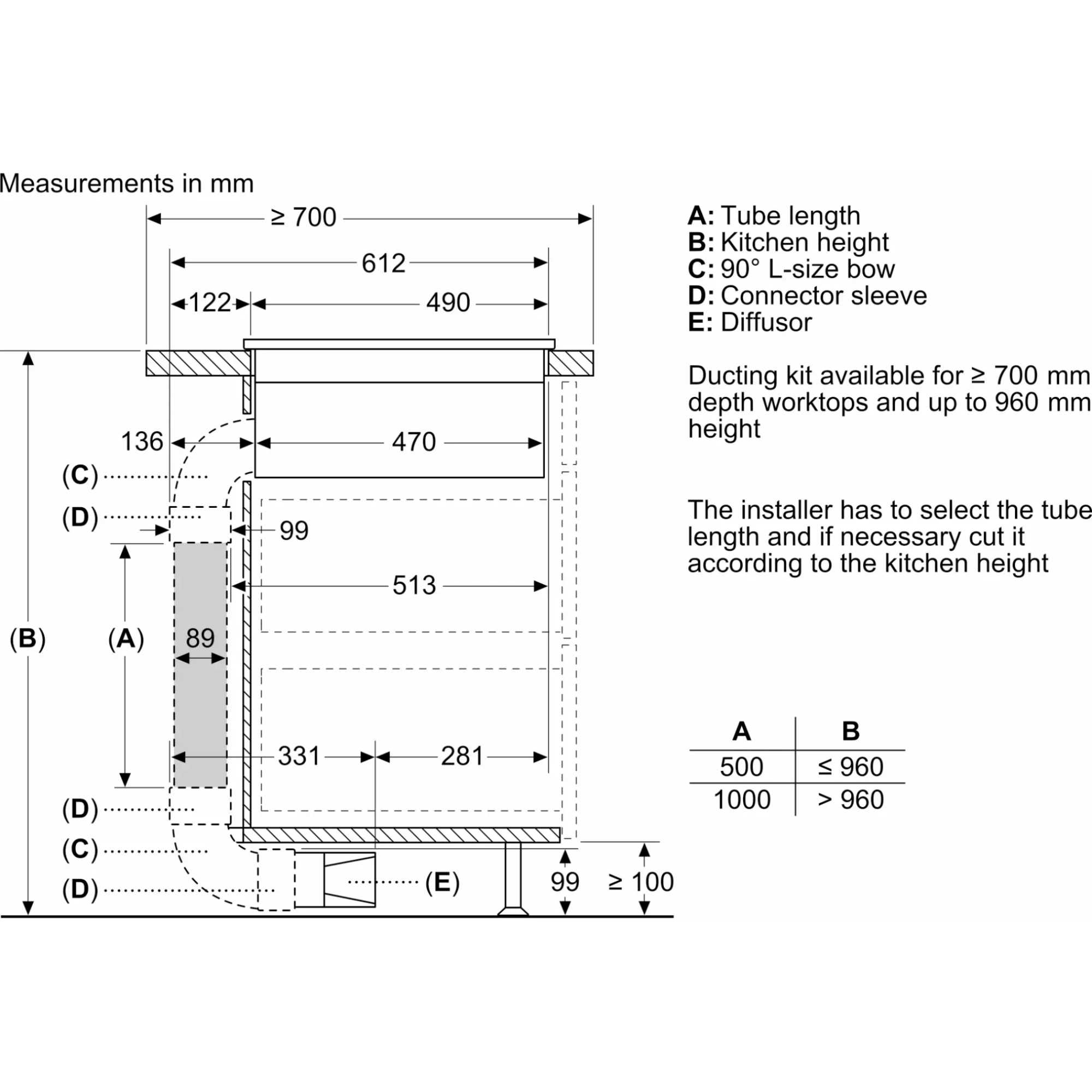 PVS811B16E Series 4 80cm 4 Burner Hob with Integrated Ventilation - Black