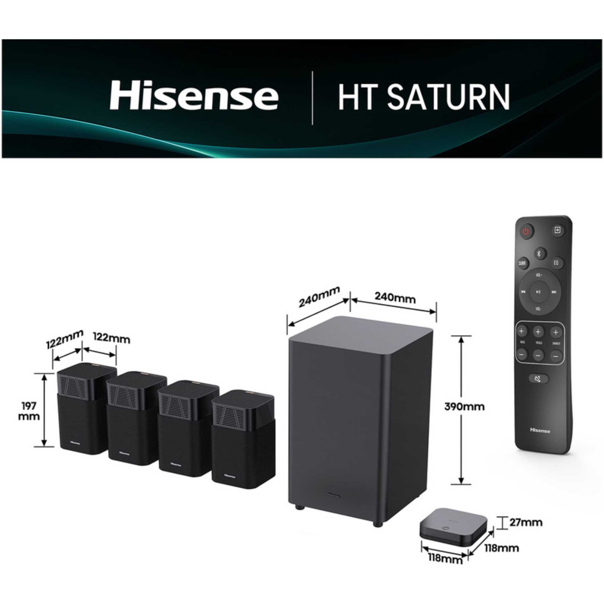 HT Saturn Soundbar System
