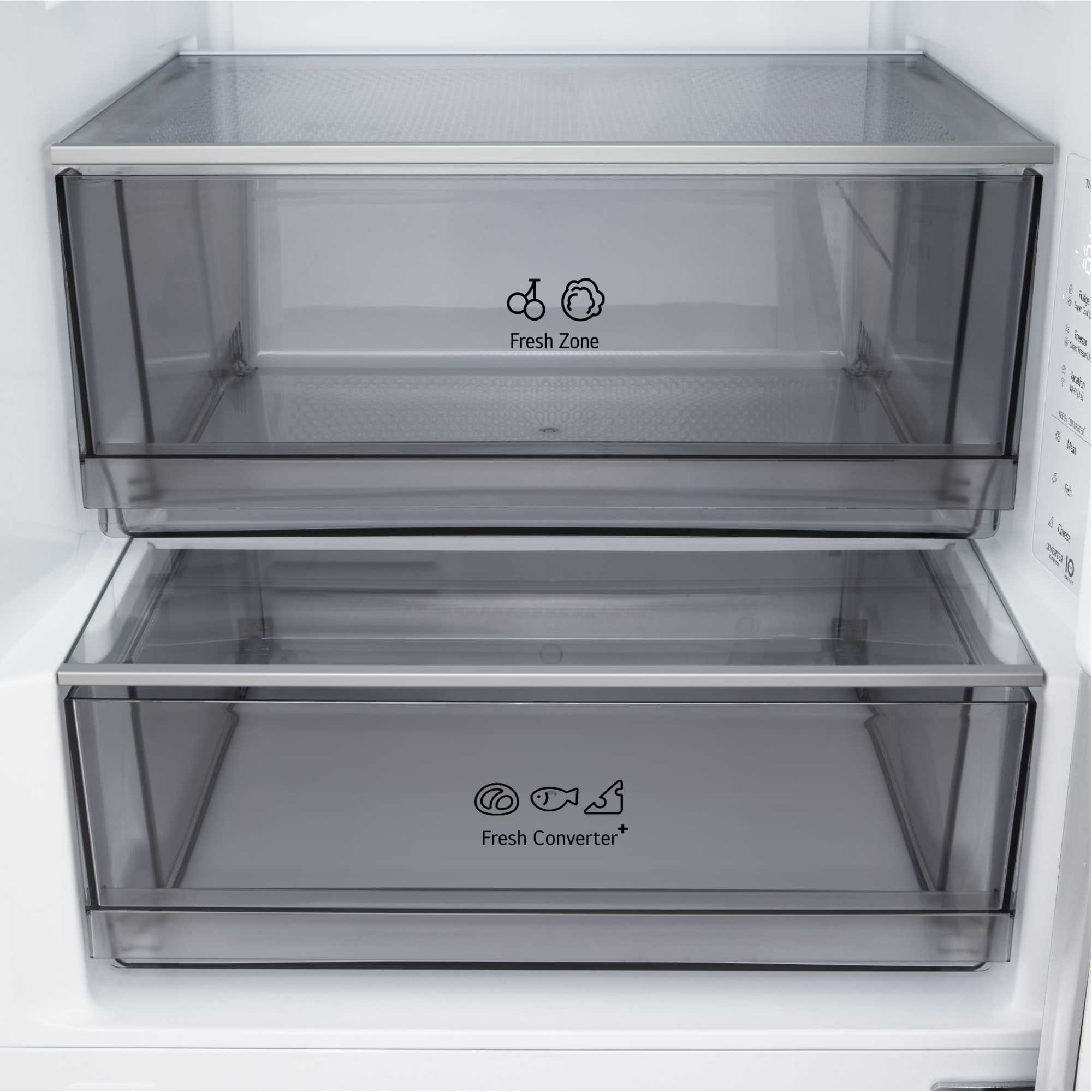 GBBSJ2CCPY Total No Frost Fridge Freezer - Prime Silver