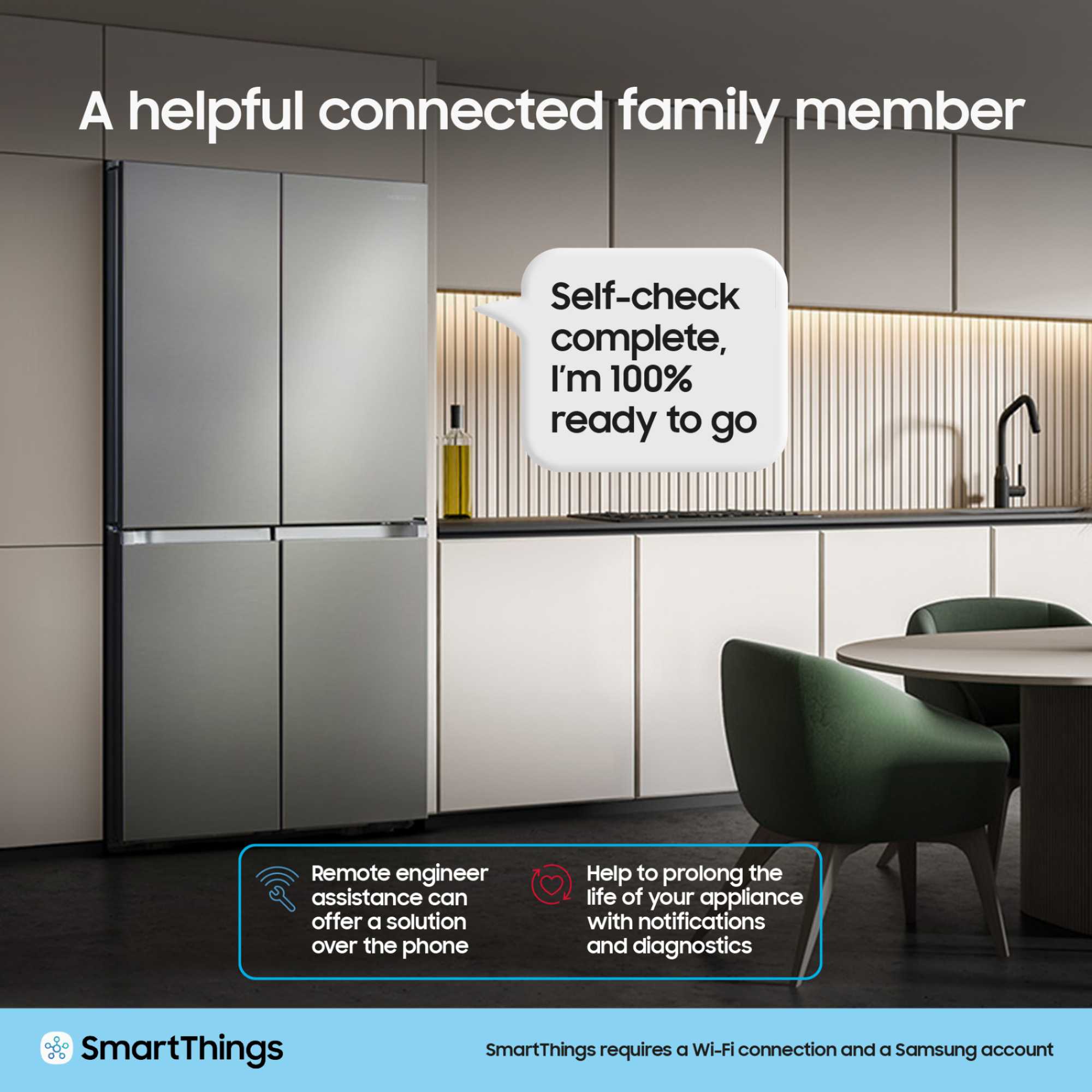 Series 6 RS70F64KETEU SpaceMax 640L Smart American Fridge Freezer - Silver