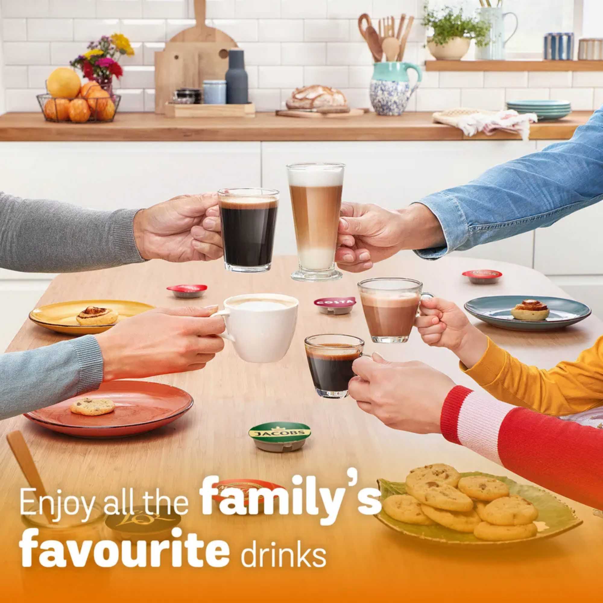 TAS112EGB Tassimo Style Friendly Coffee Machine - Black