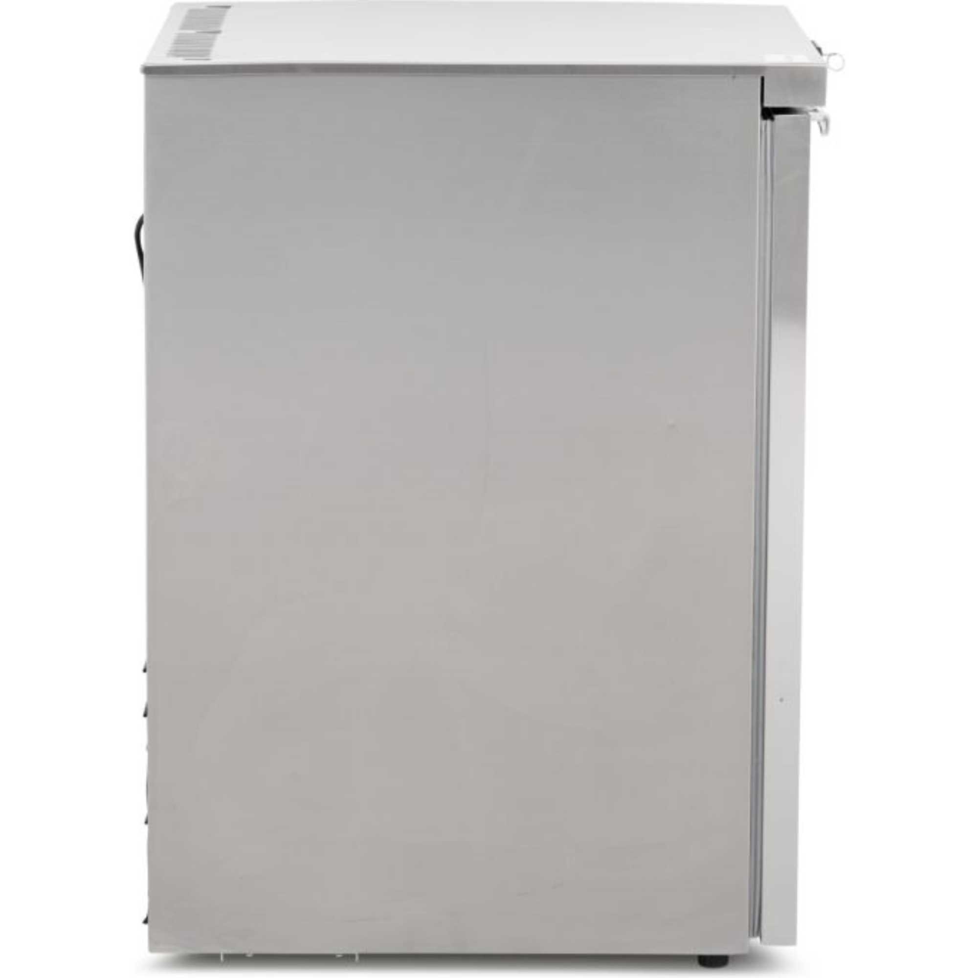 UCF140CR Single Door Undercounter 85L Freezer - Stainless Steel