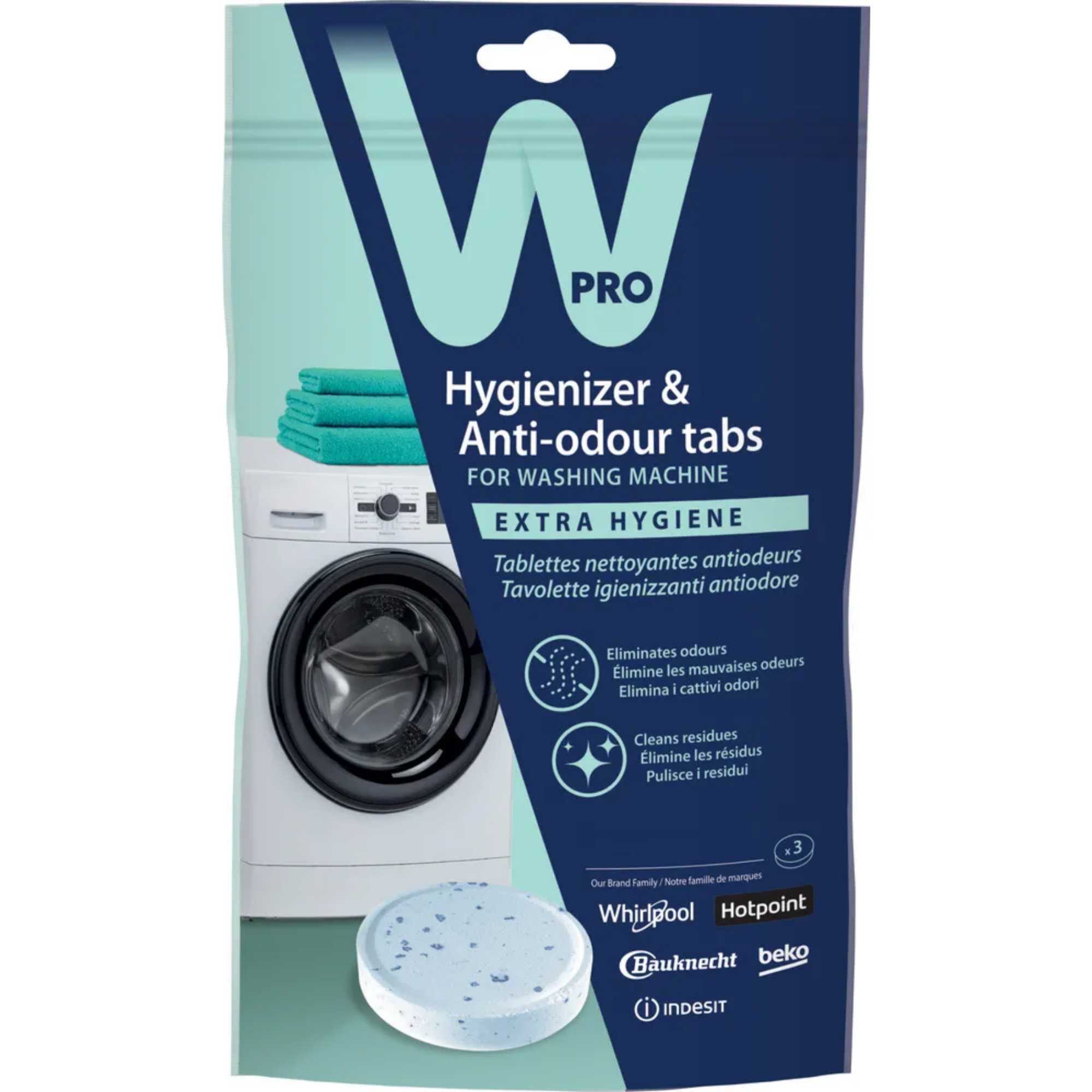 C00376307 Universal Washing Machine Cleaner + 3 Anti-Odour