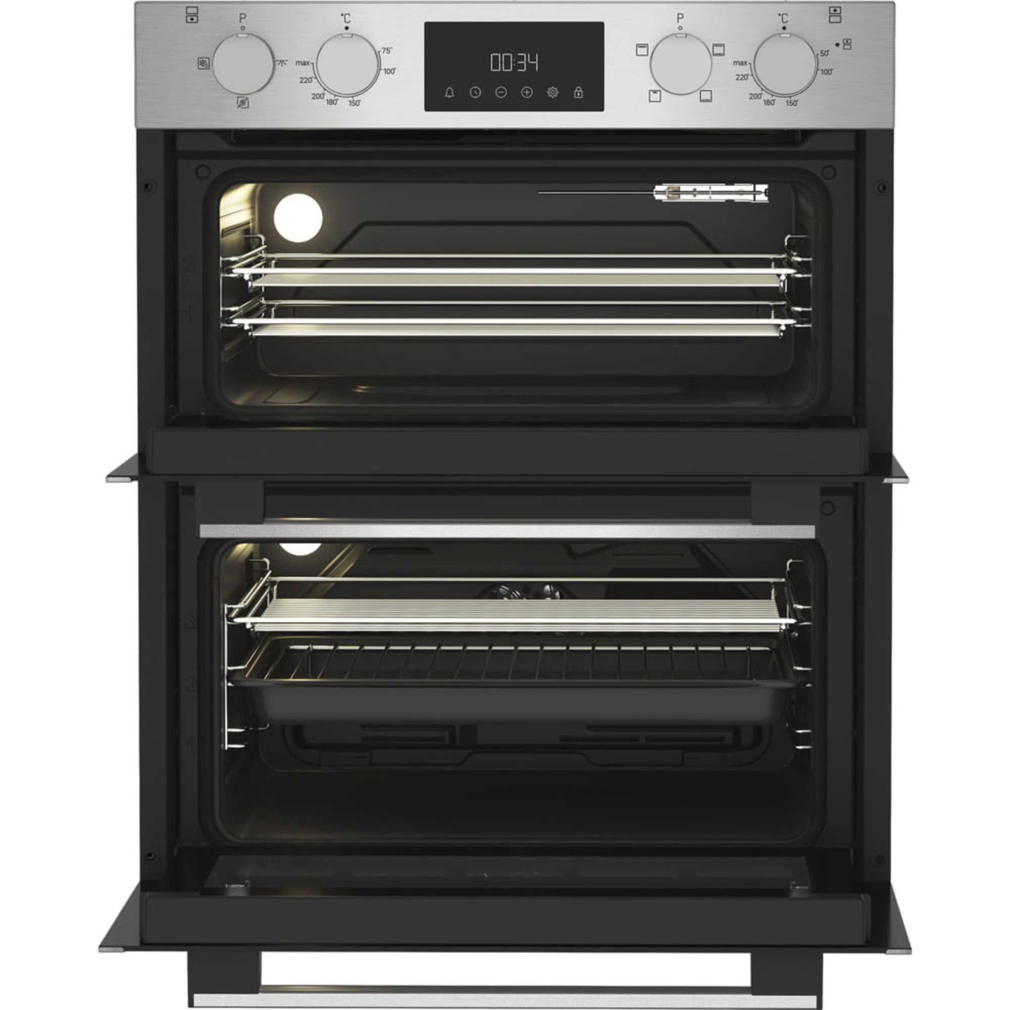 DUH 10D IX Built Under Electric Fan Double Oven - Stainless Steel