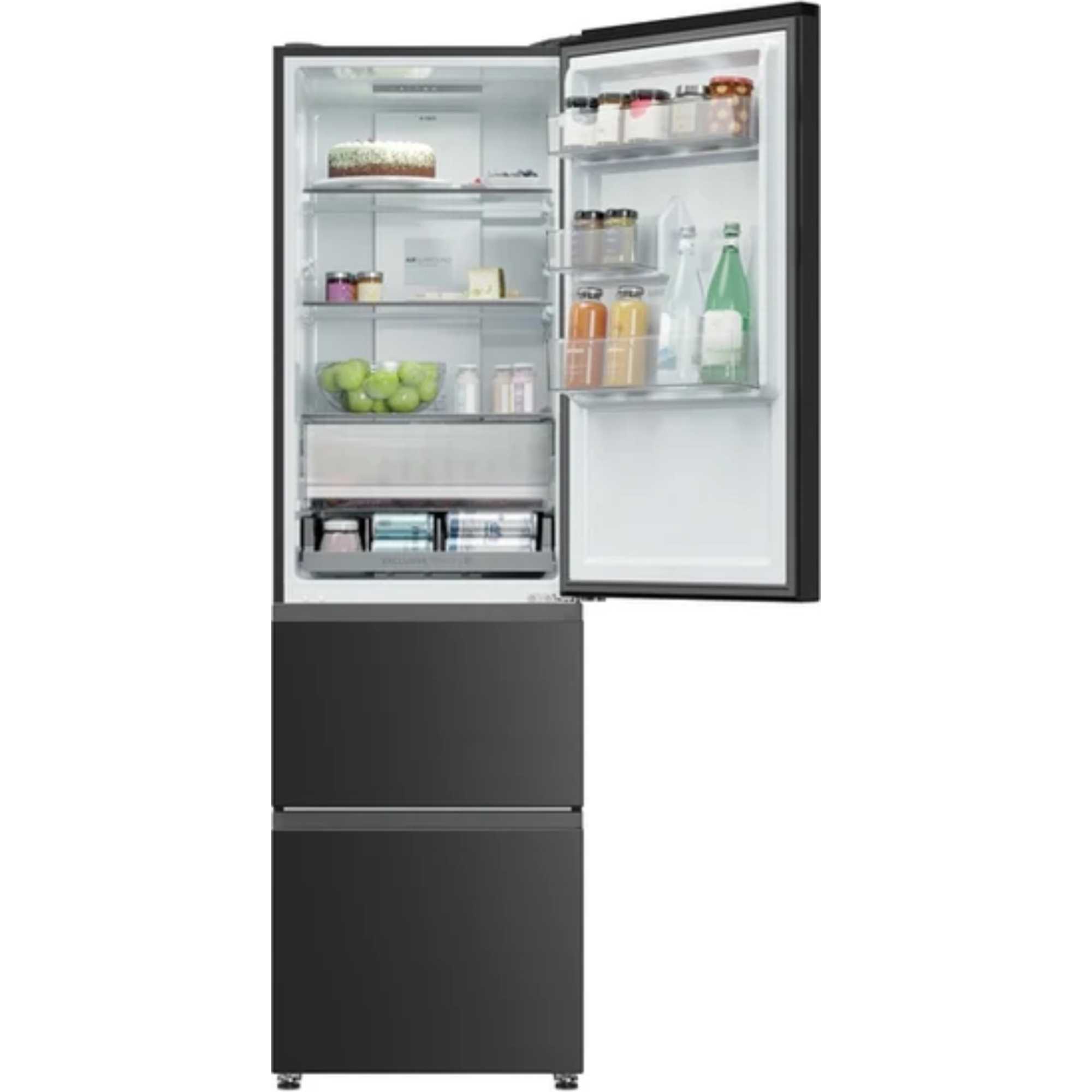 3D 55 Series 3 Fridge Freezer 60/40 NoFrost - Black - HTR3518ENMTK