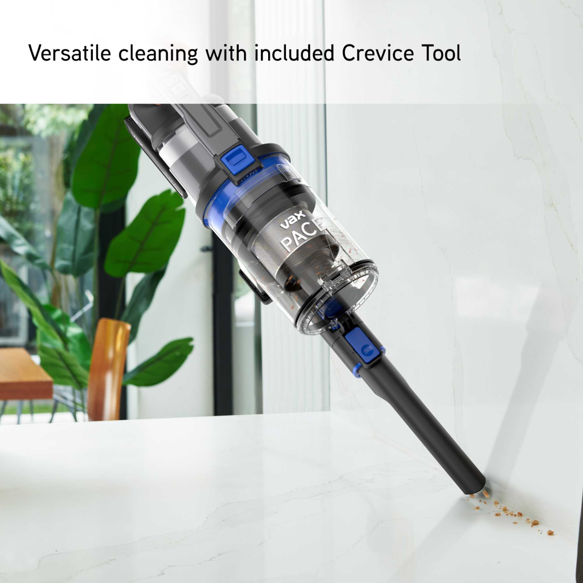 CLSV-PAKS Pace Cordless Vacuum Cleaner - Graphite/Blue