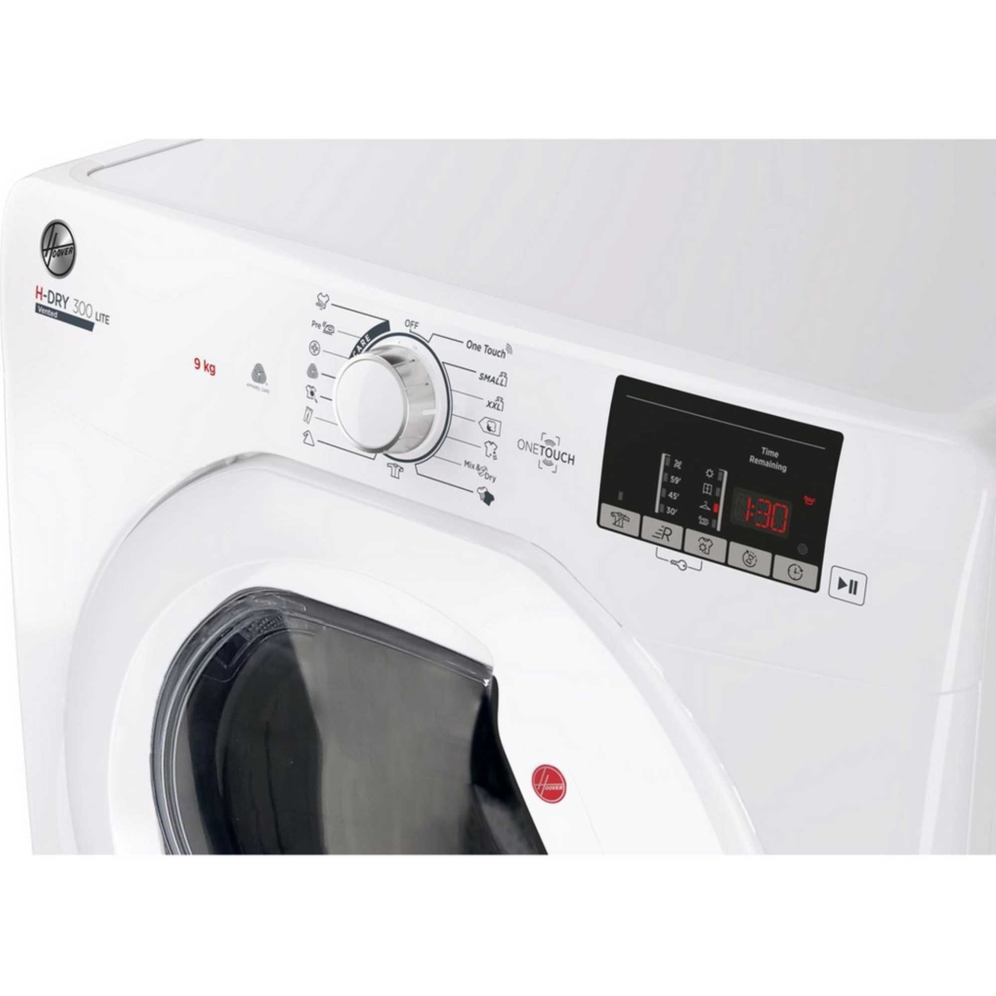 HLEV9DG-8 9kg Vented Tumble Dryer - White