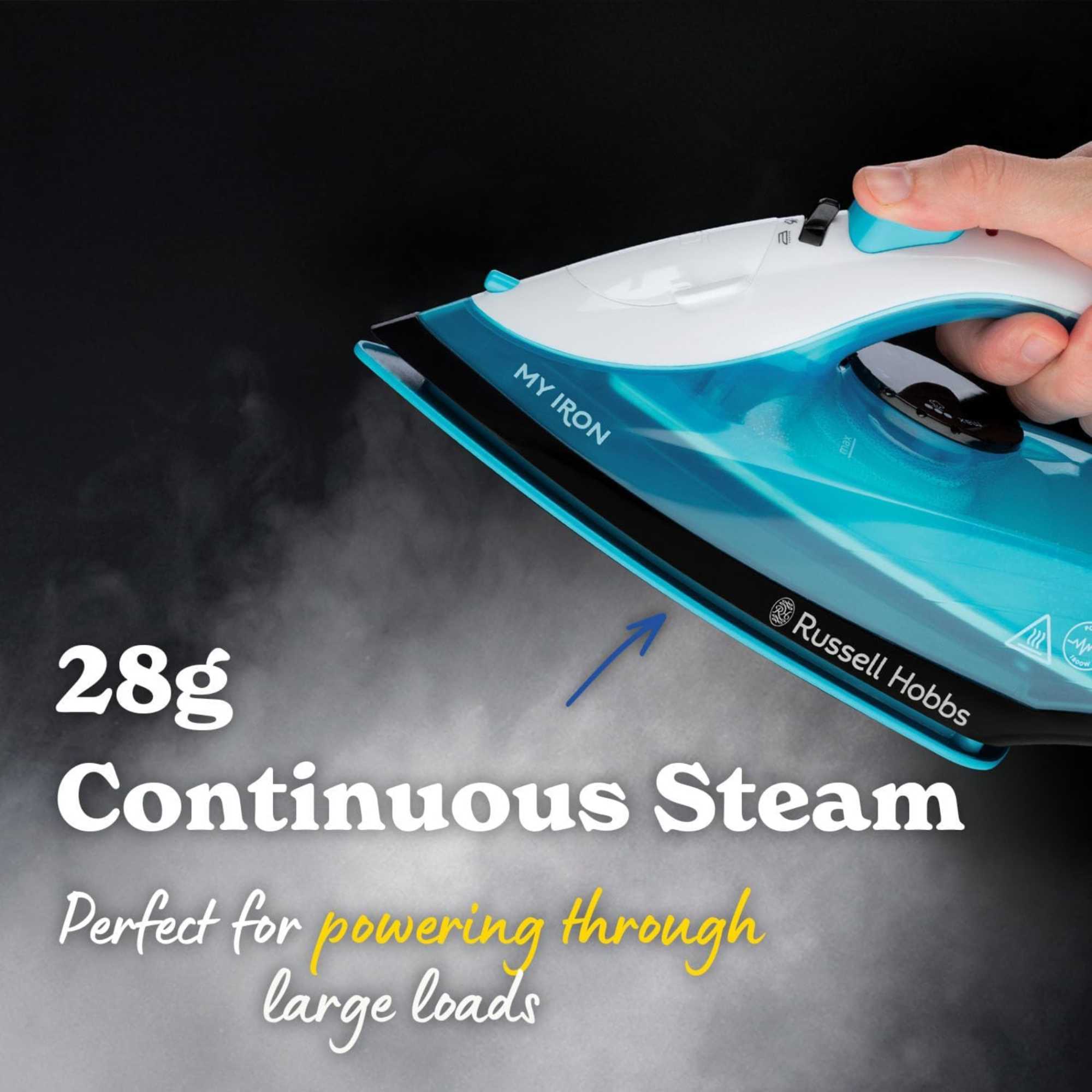 25580 My Iron 1800w Ceramic Soleplate - White/Blue