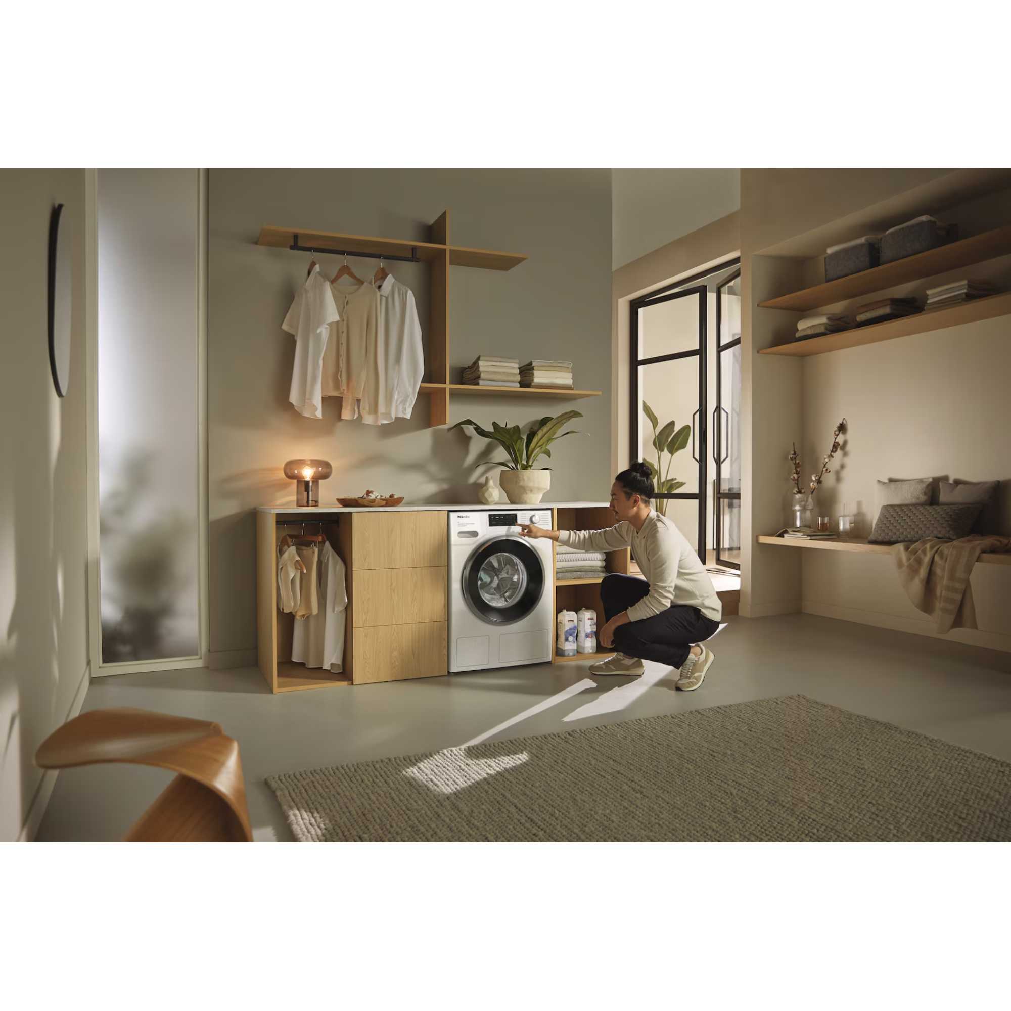 WWJ880 9kg 1600rpm Twin Dos & Steam Washing Machine - White
