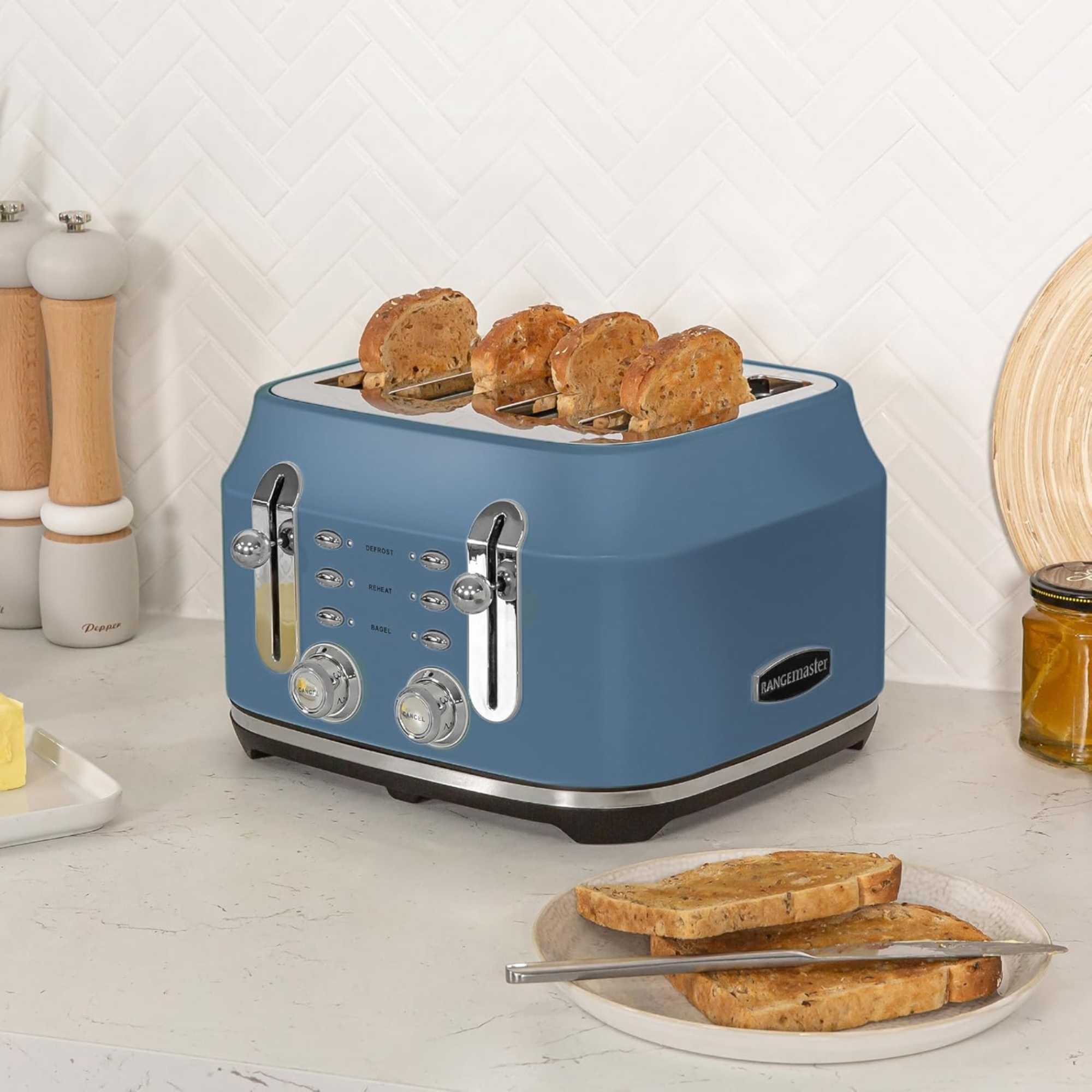 RMCL4S201SB 4 Slot Toaster - Blue