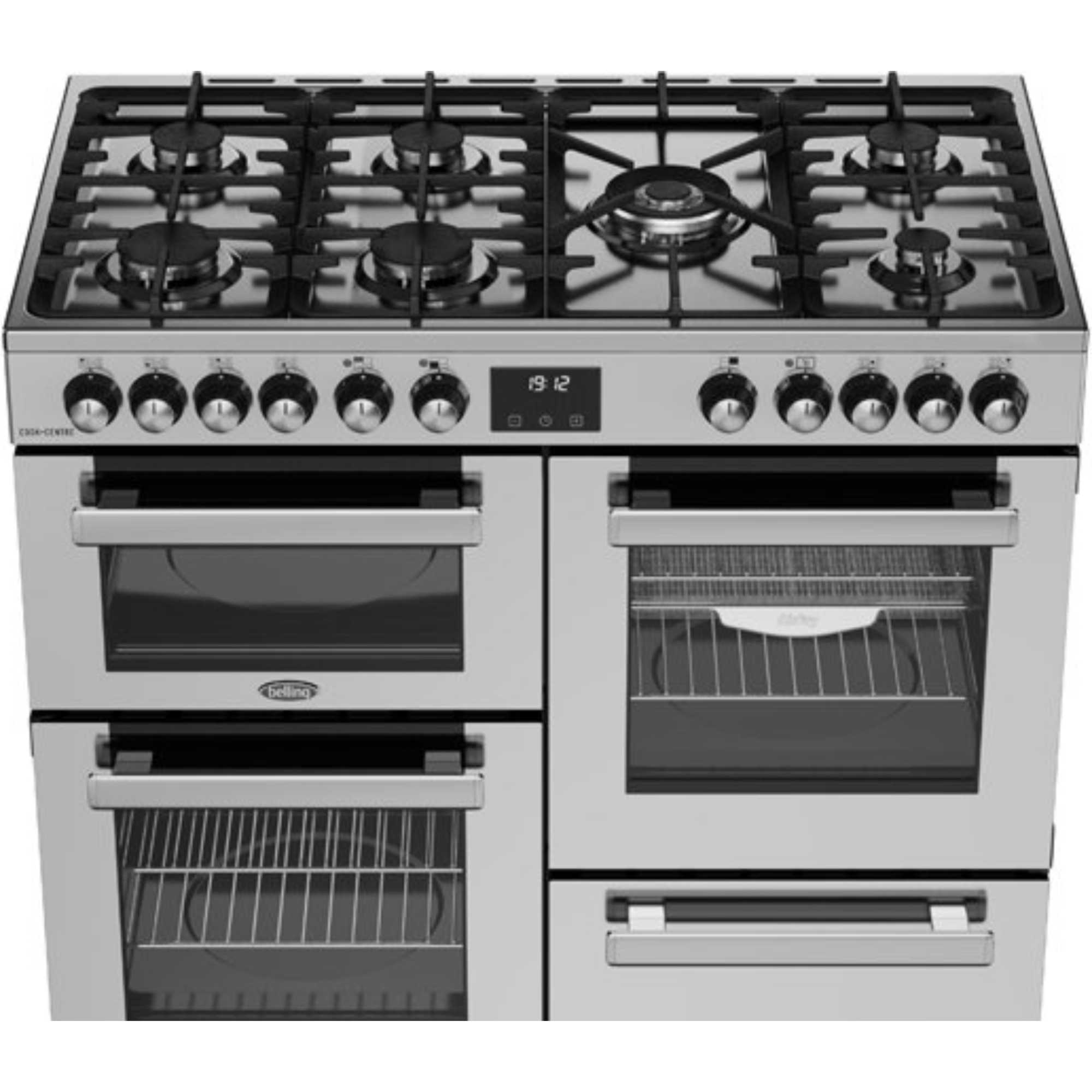 444411800 Cookcentre 100DF Duel Fuel Range Cooker - Stainless Steel