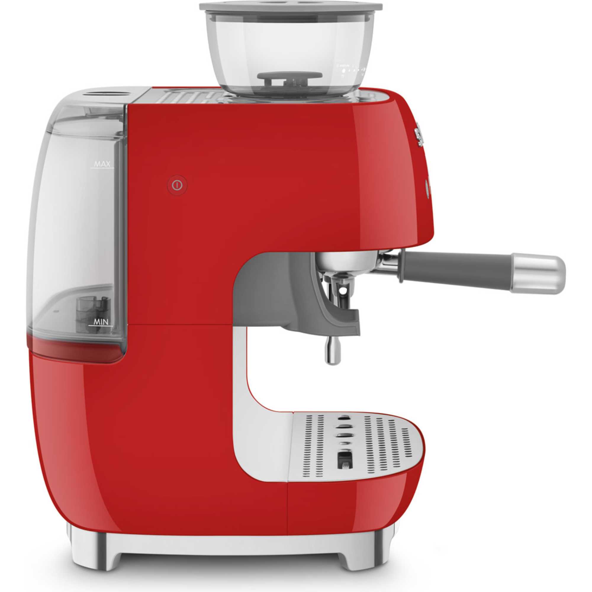 EGF03RDUK 50's Style Espresso Coffee Machine with Grinder - Red