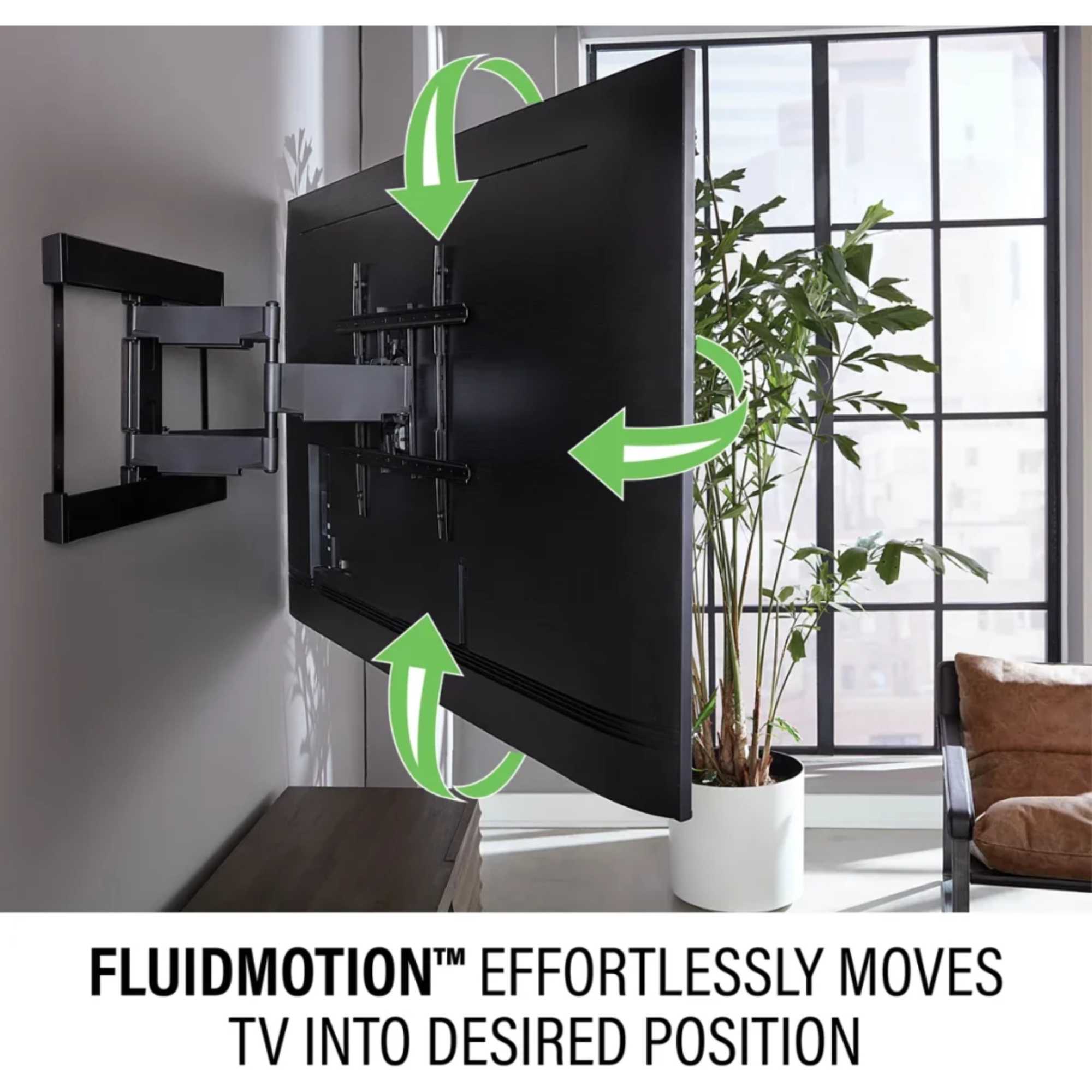 VLFS820-B2 Superslim Full-Motion TV Mount for 40"-90" TVs up to 57kg