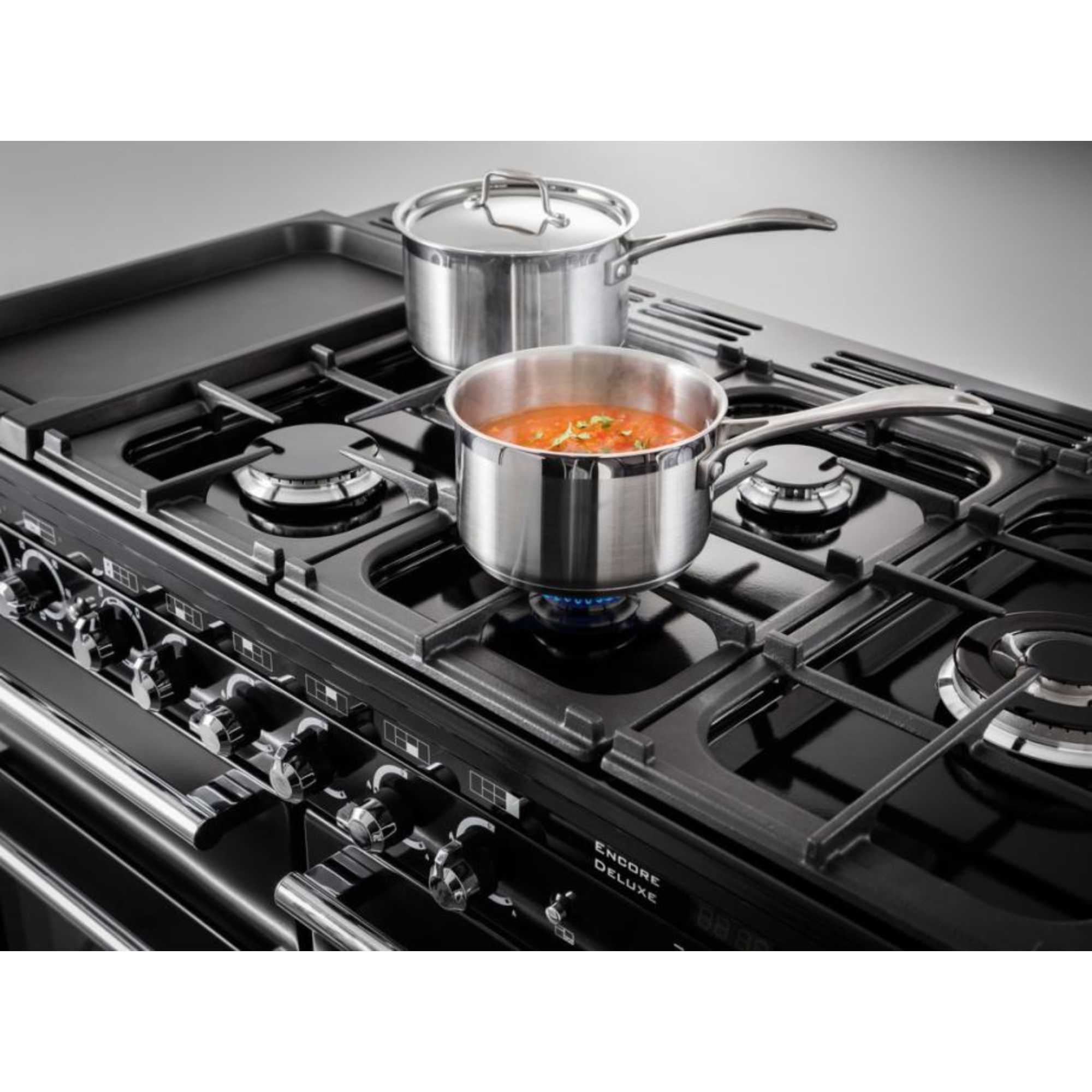 Encore Deluxe 110 110cm Dual Fuel Range Cooker - EDL110DFFBL/C