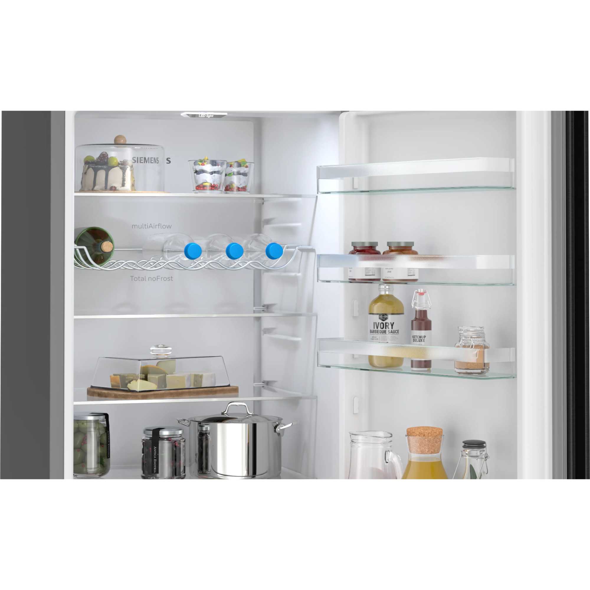 KG39NXXBF 363L Fridge Freezer Total noFrost - Black Steel