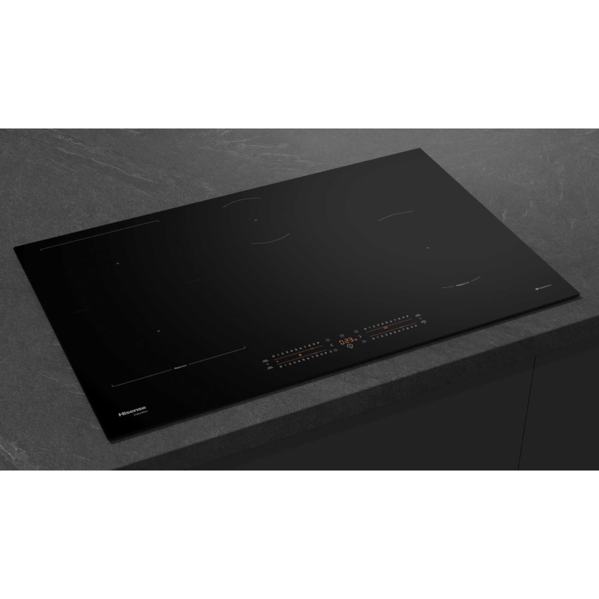 HI8432BSCWF Hi6 80cm 4 Zone Induction Hob - Black