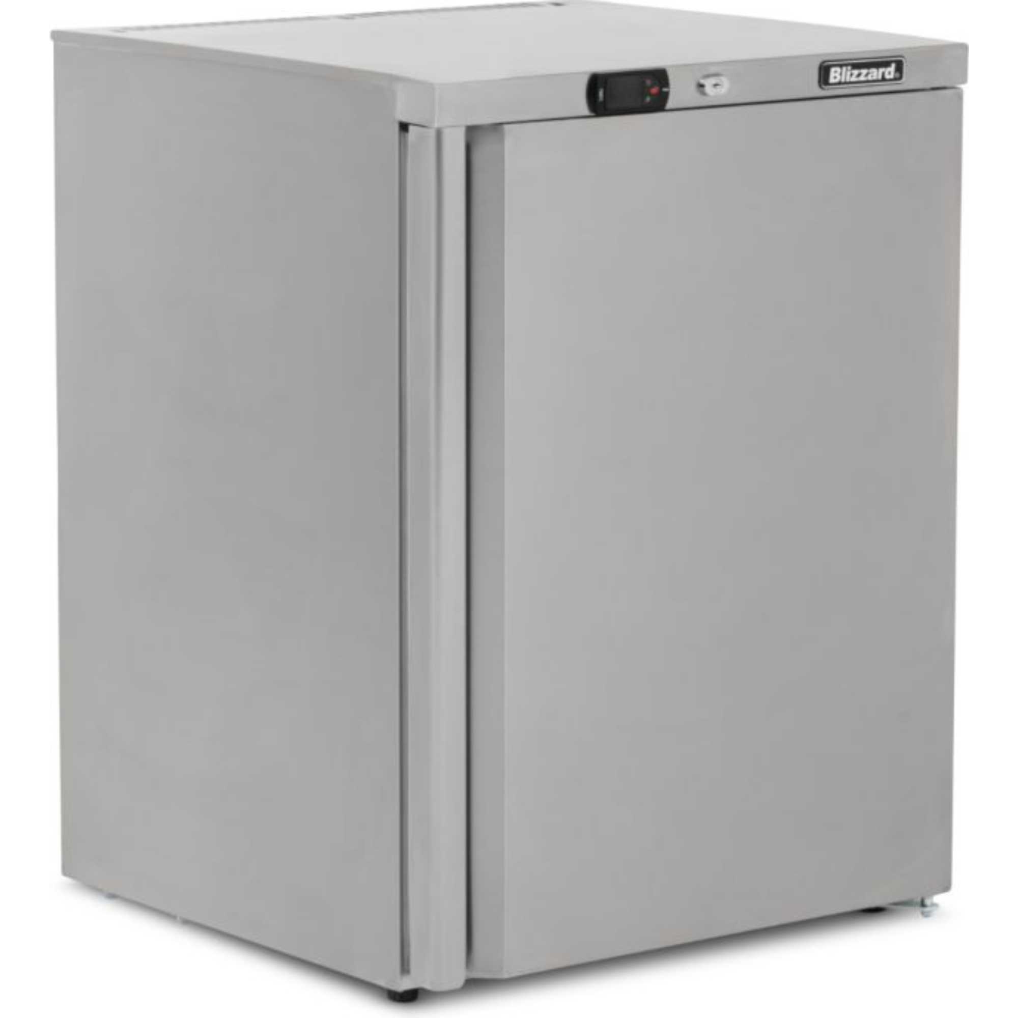 UCR140 Single Hinged Door 98L Undercounter Refrigerator - Stainless Steel