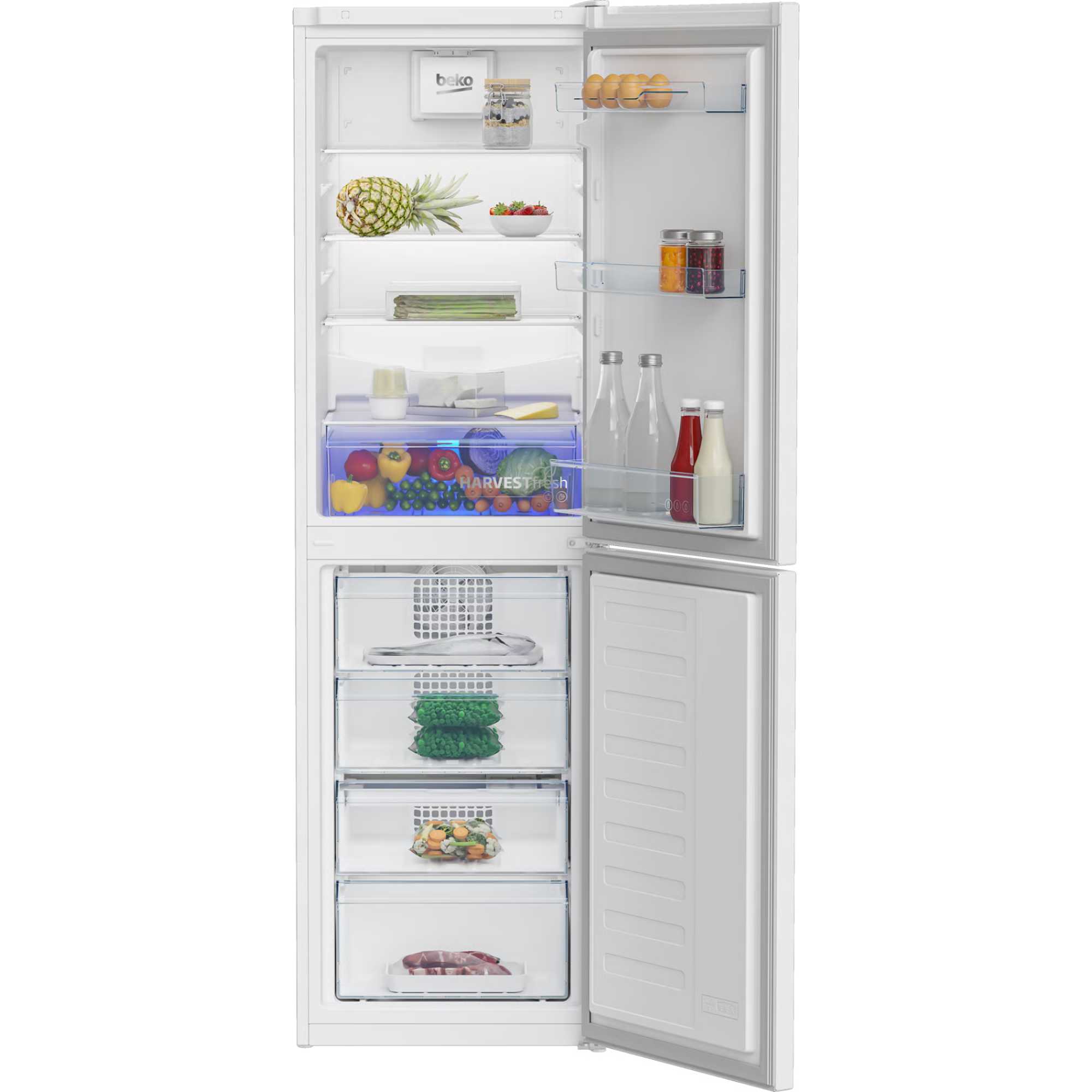 CNG4582VW 270L Frost Free Fridge Freezer