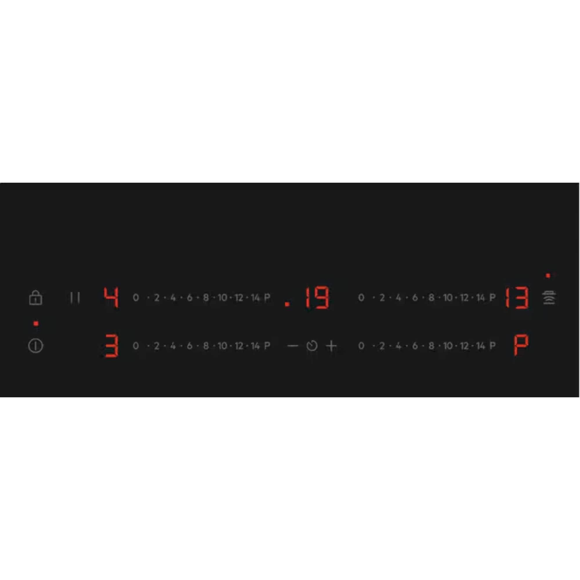 5000 SO84IA0BIT SaphirMatt SE 80cm 4 Zone Induction Hob - Black
