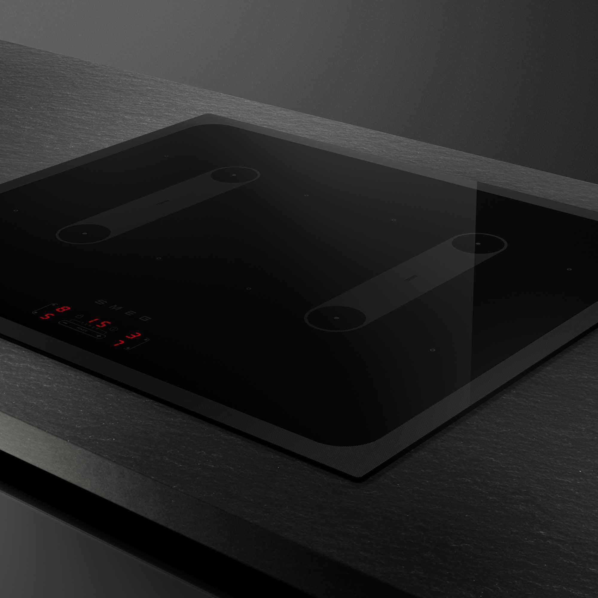 SI2B22641D 60cm Built-In 4 Zone Induction Hob - Black