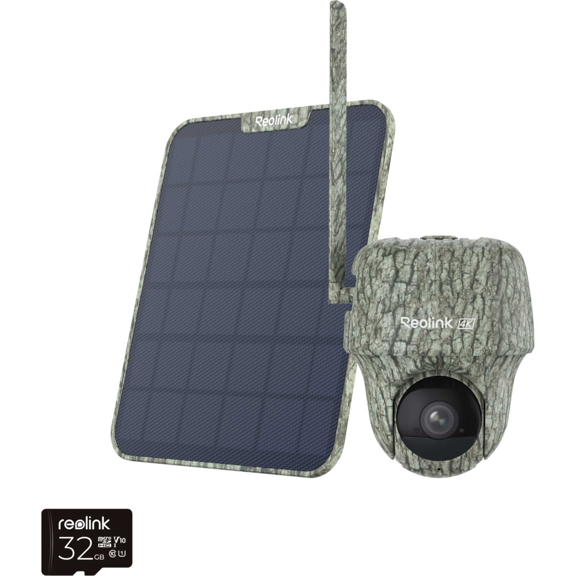 Go Series 4K PT Battery 4G LTE Outdoor Wildlife Camera with Solar Panel +32GB