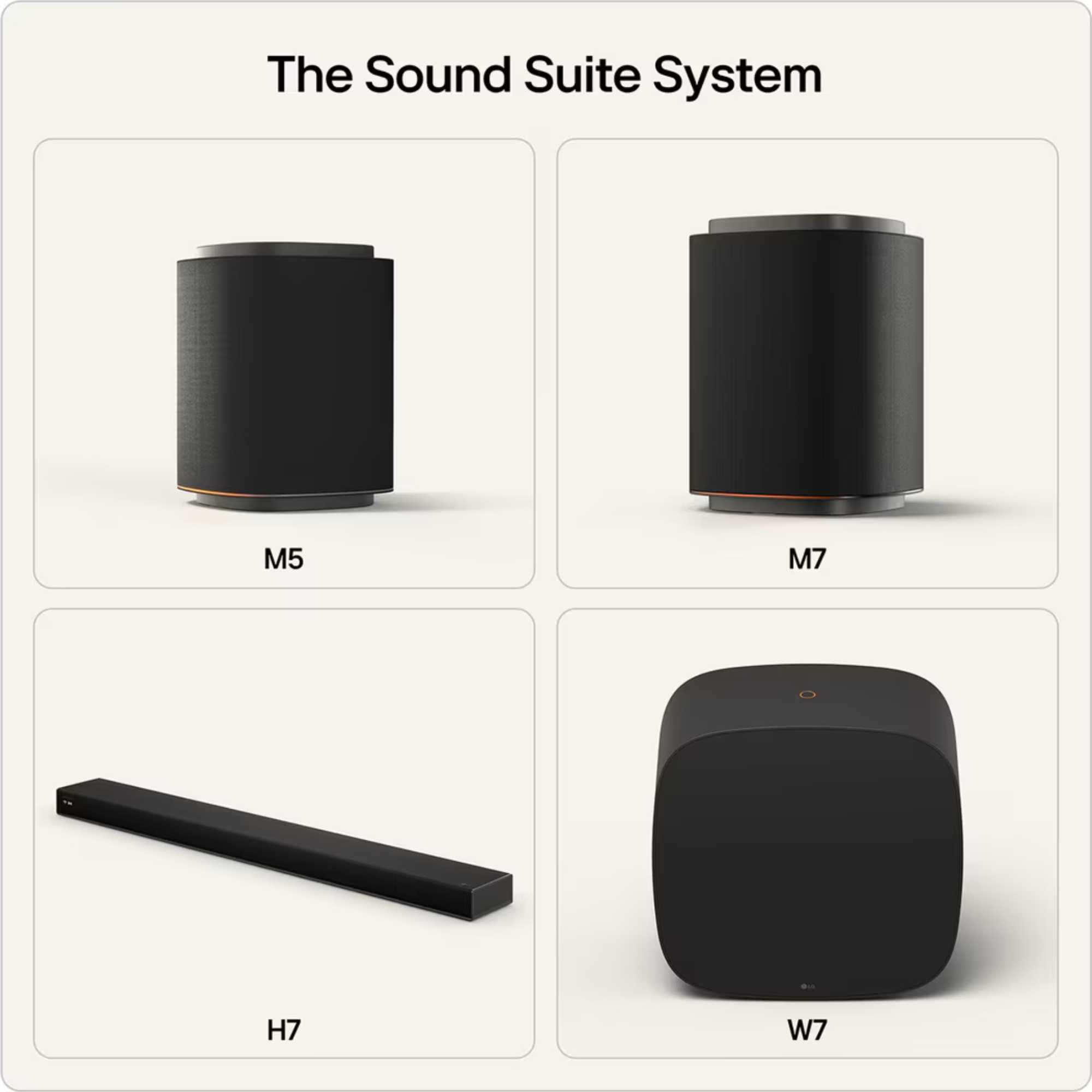 Sound Suite H7 All-in-One Soundbar 9.1.6 Spatial Sound - Black