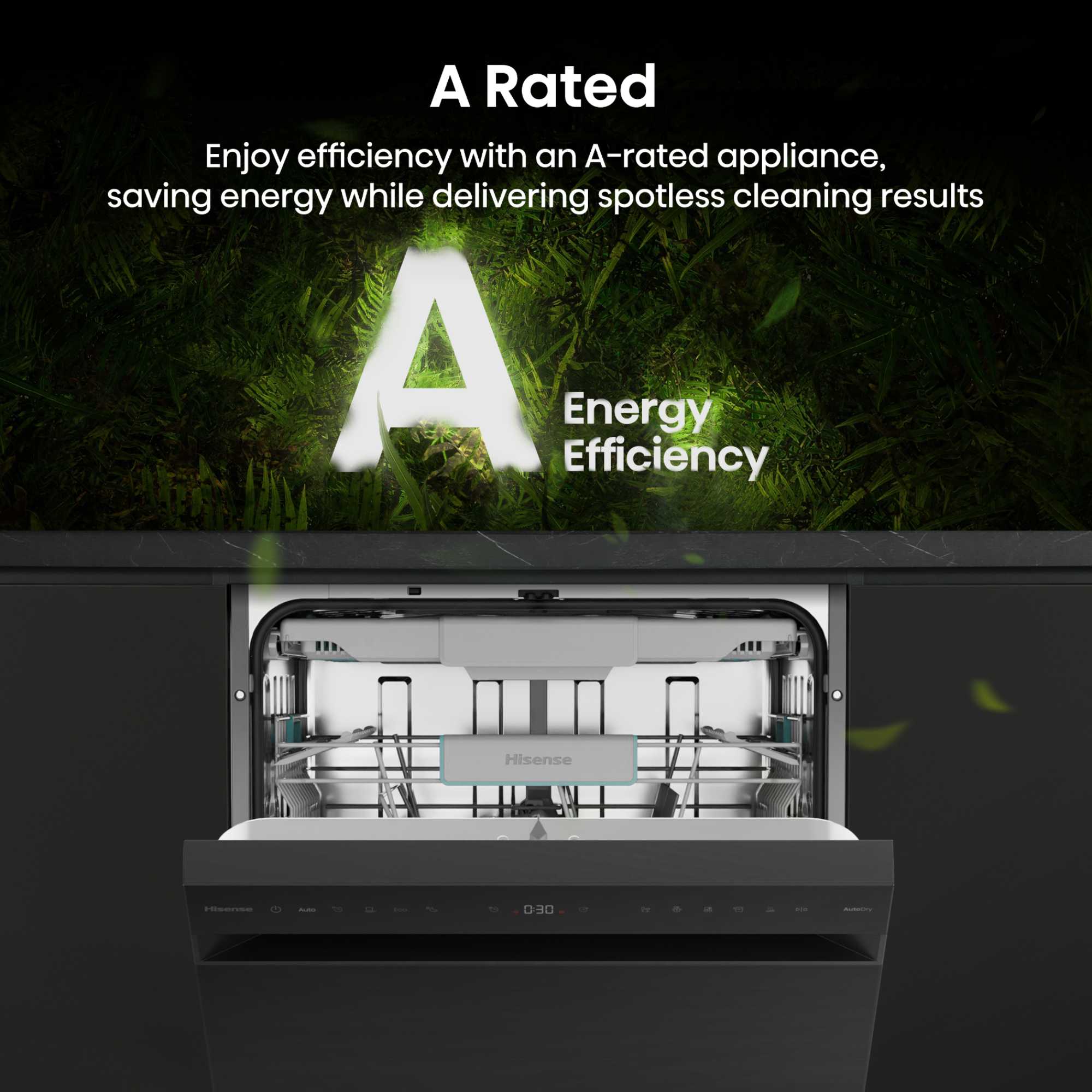Hi6 Full-Sized Freestanding Dishwasher - HS663A90BXUK