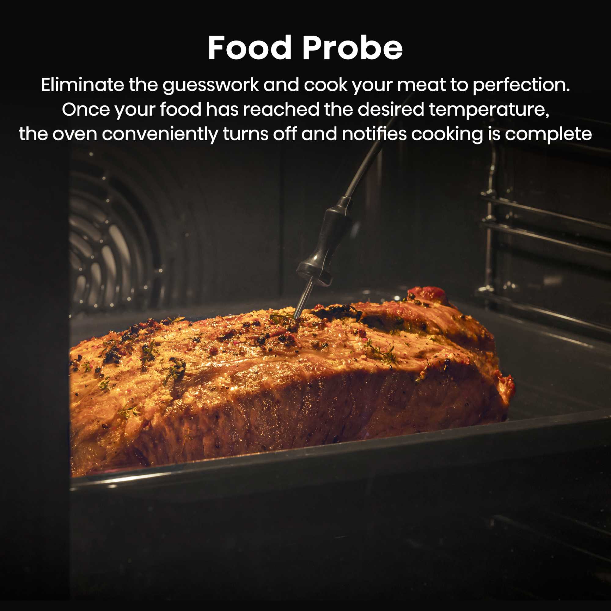 BSA66346PDBGUK Hi6 BlackLine Built-In Single Oven - Black