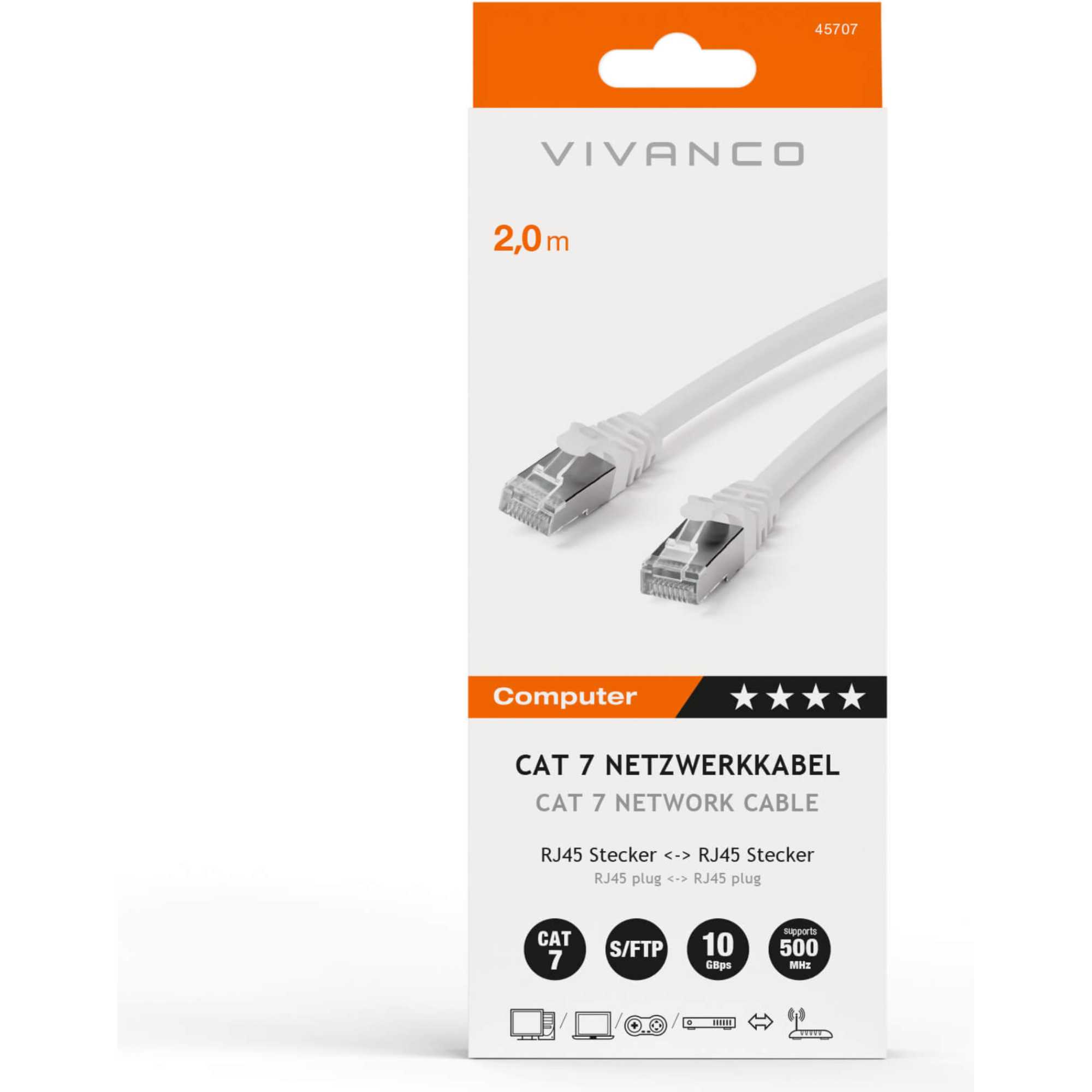 45707 2m Cat 7 Network Ethernet Cable
