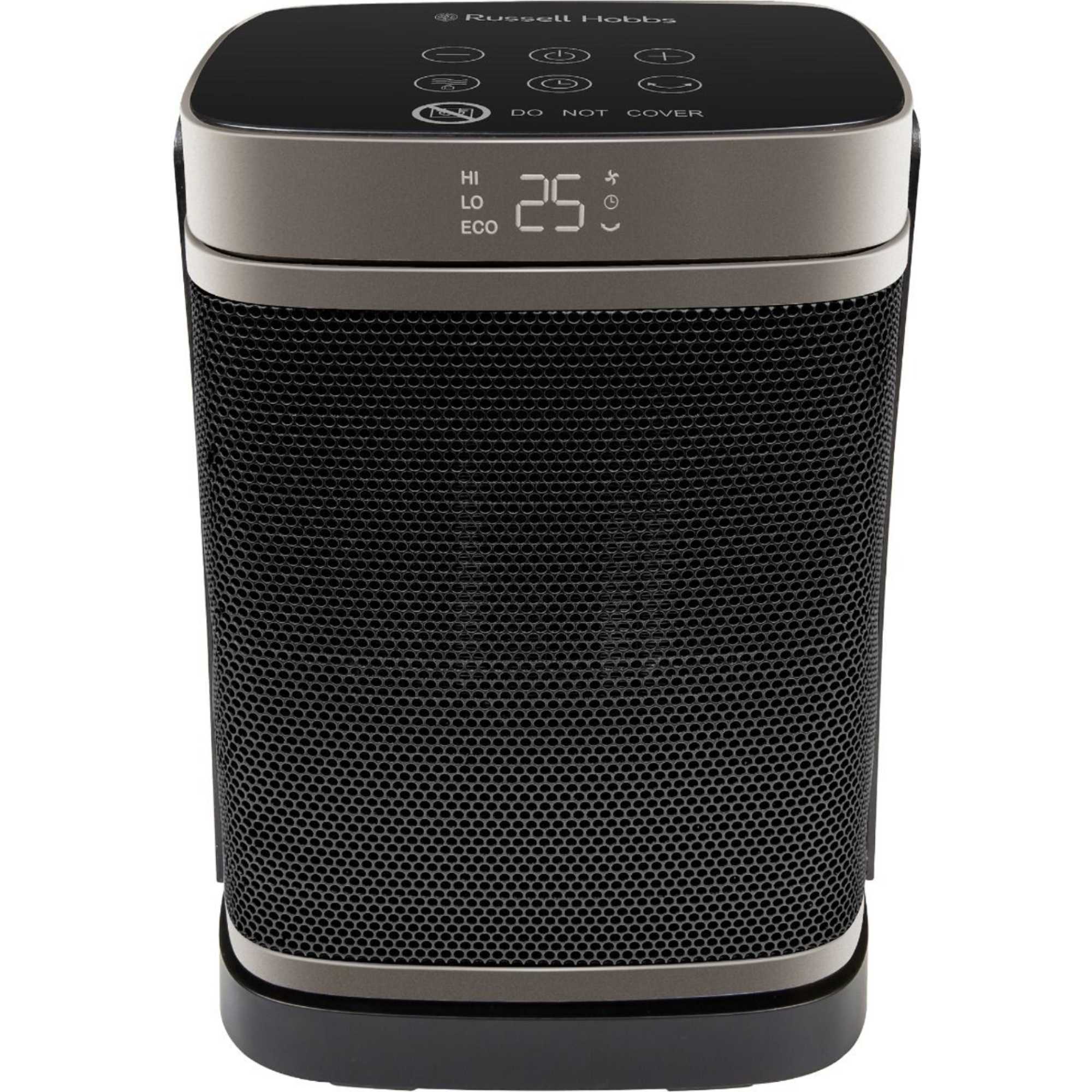 RHCH2001G Ceramic Fan Heater - Black & Gold